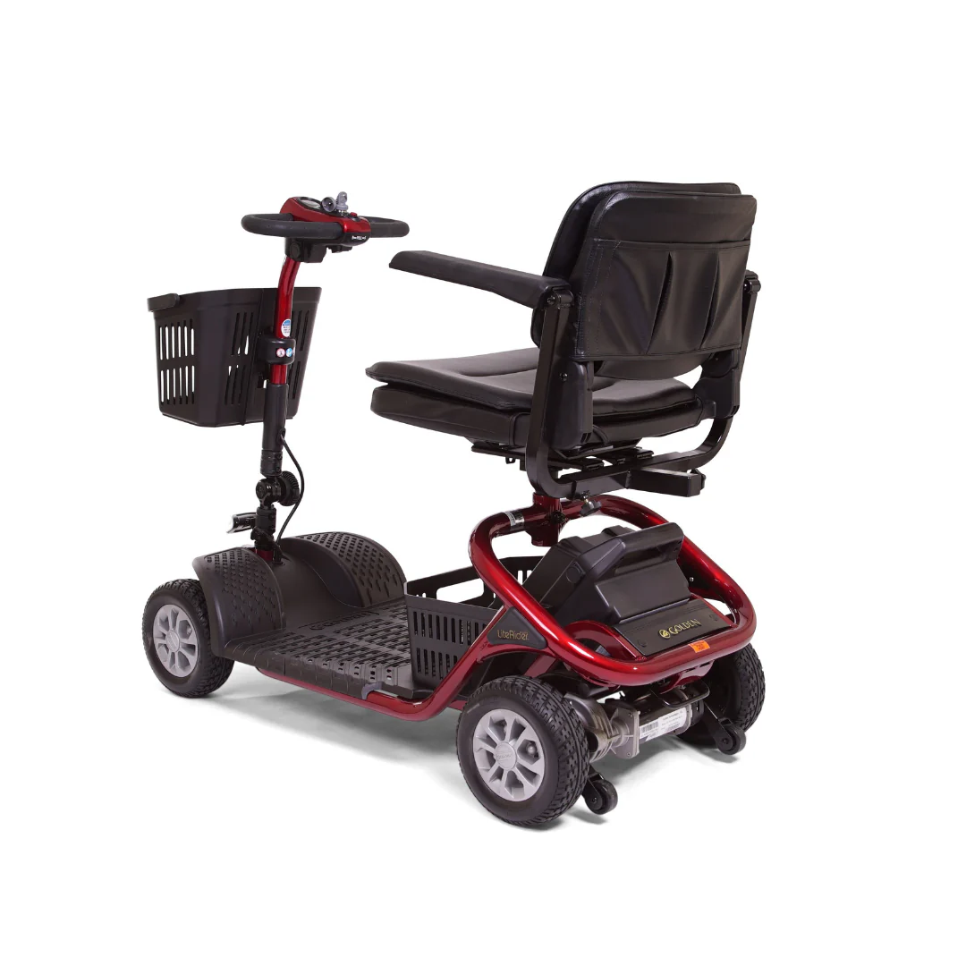 Golden Technologies LiteRider – Lightweight 4 Wheels Travel Scooter