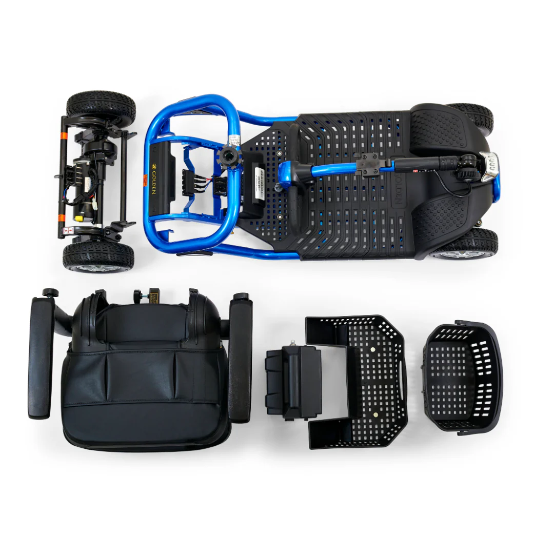 Golden Technologies LiteRider – Lightweight 4 Wheels Travel Scooter