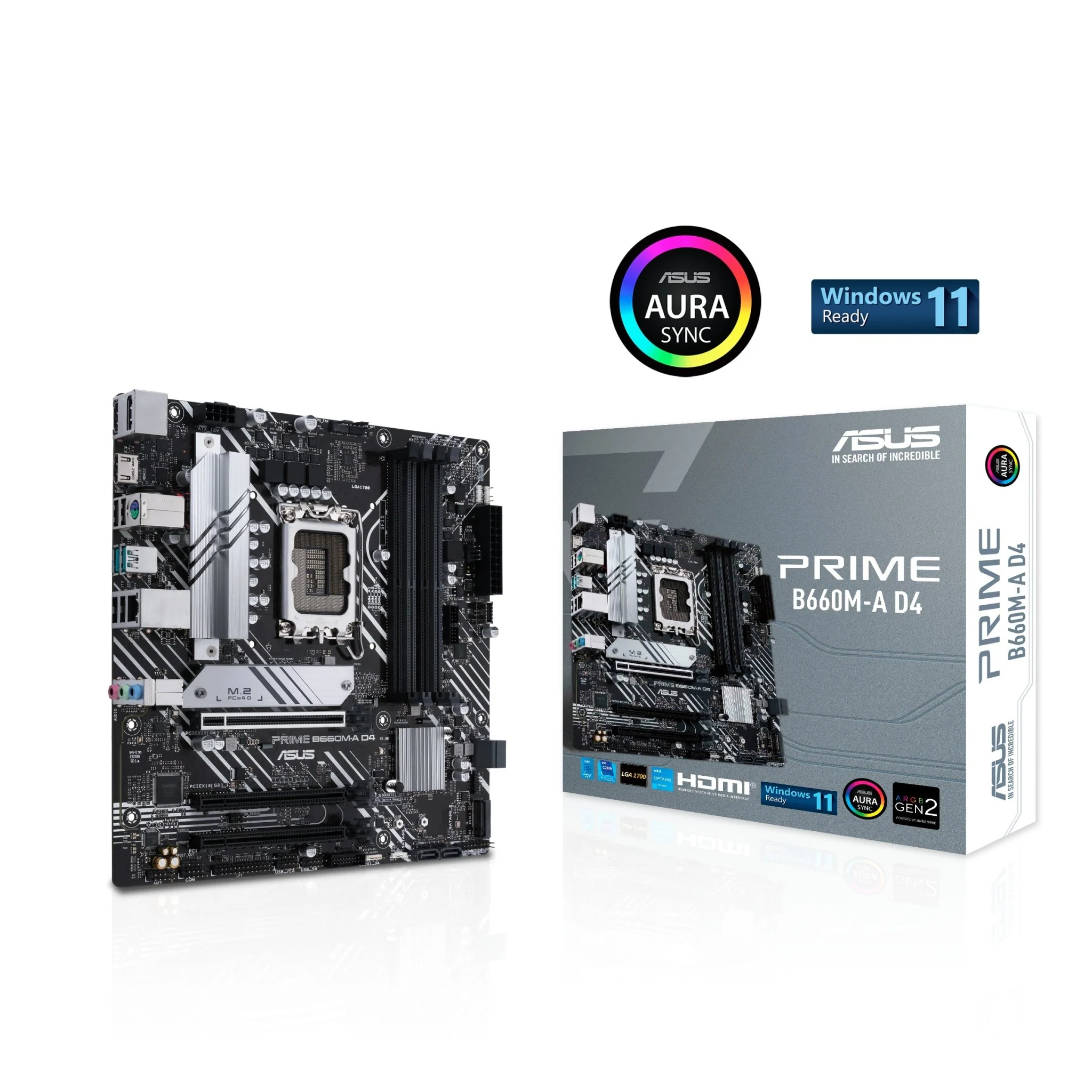ASUS PRIME B660M-A D4 (mATX. B660. LGA 1700. DDR4)