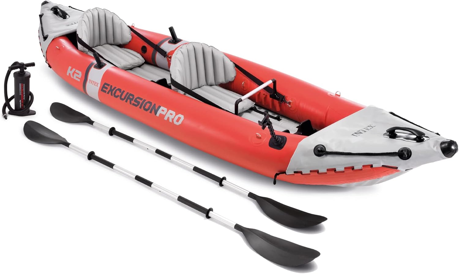 Intex 68309EP Excursion Pro K2 Inflatable Kayak Set: Include