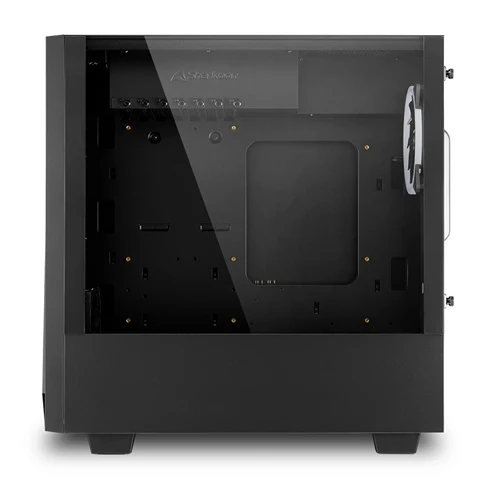 Sharkoon REV100. tower case (black. tempered glass)