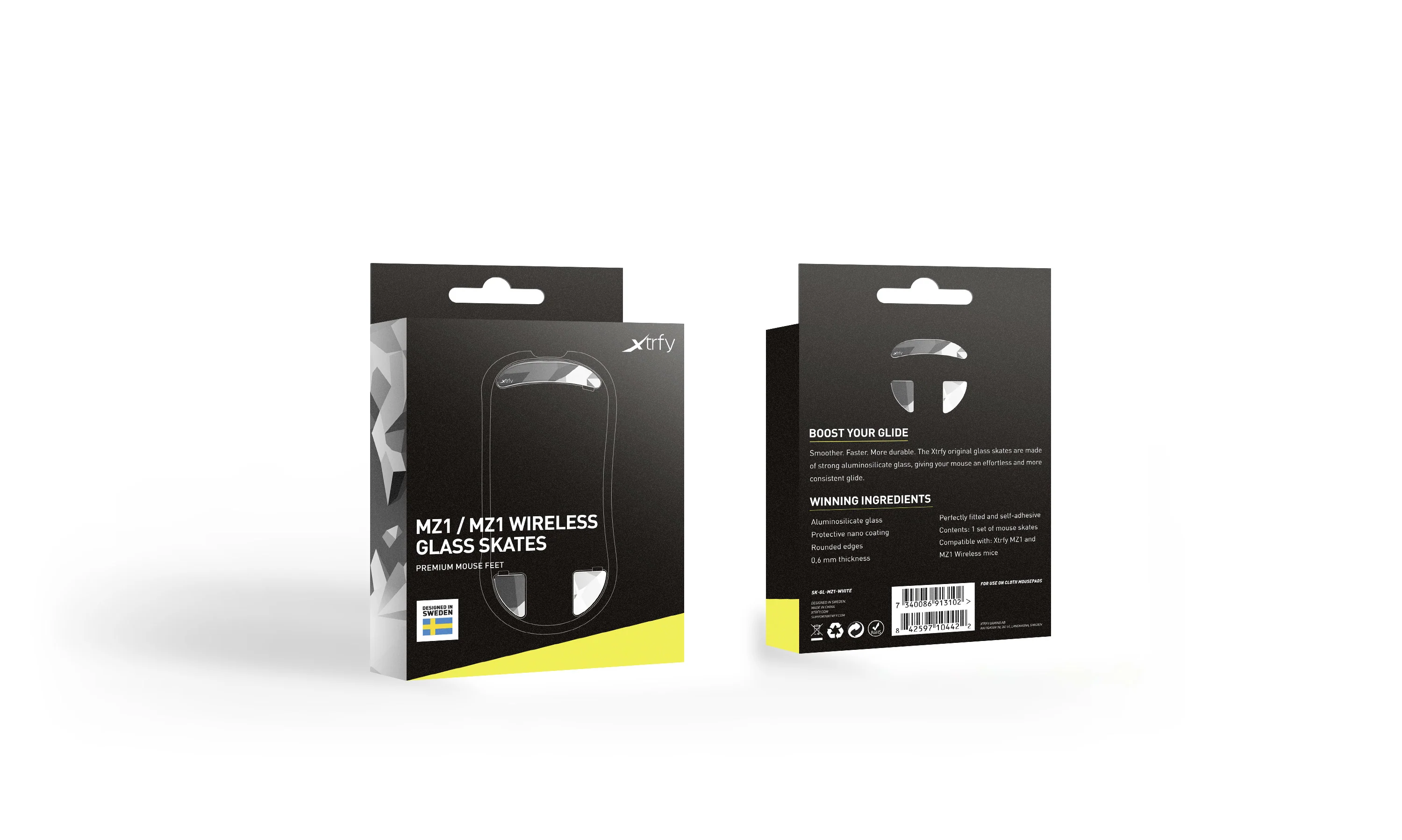 Xtrfy Glass skates. Litus White. MZ1