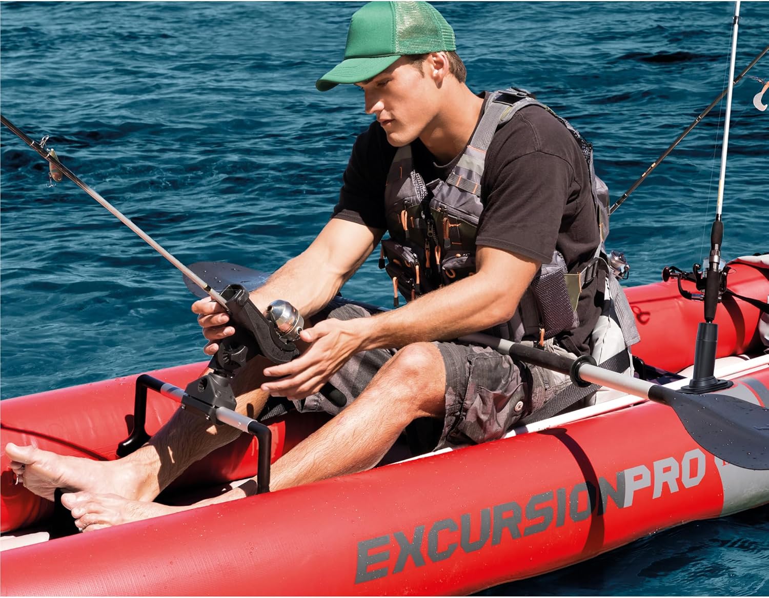 Intex 68309EP Excursion Pro K2 Inflatable Kayak Set: Include