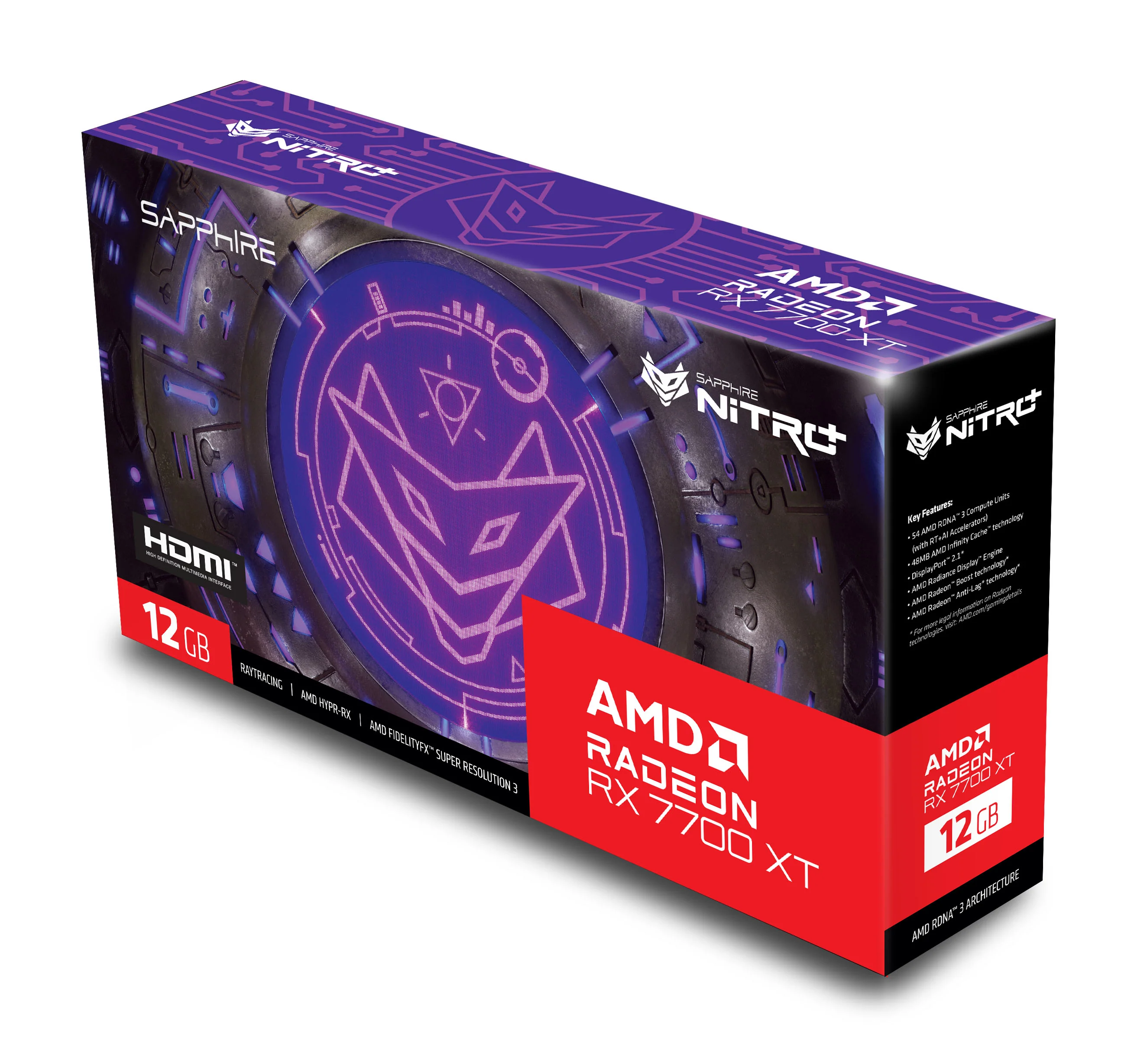 Sapphire NITRO+ Radeon RX 7700 XT 12GB