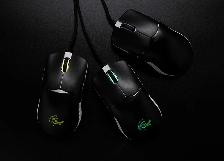 Entenfeder Schwarz & Weiß - Omron D2FC-FK 60M