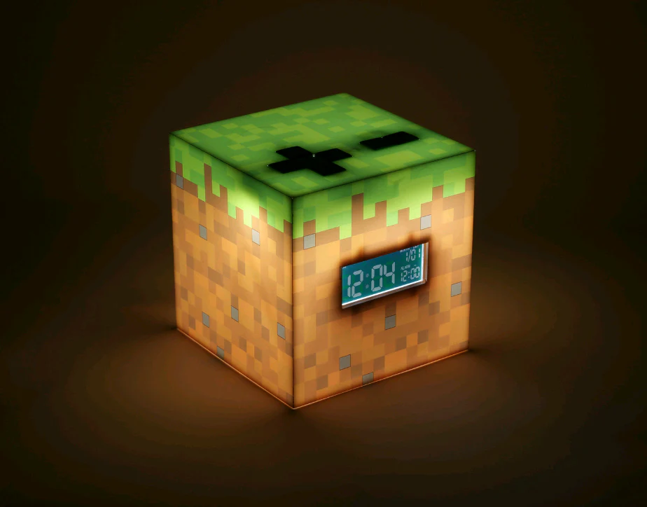 Minecraft-Uhr mit Alarm