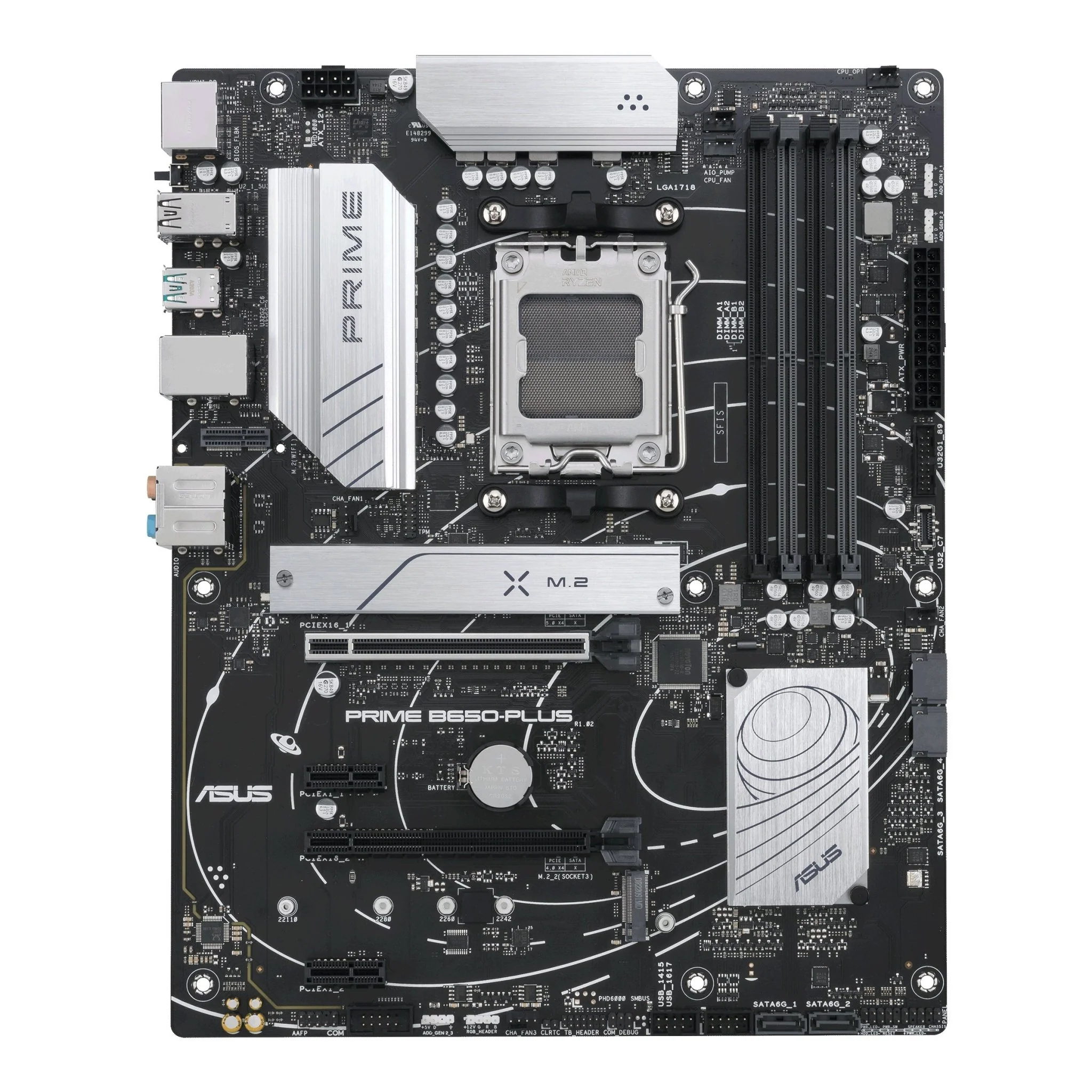 ASUS PRIME B650-PLUS. motherboard  - Bundkort - AM5