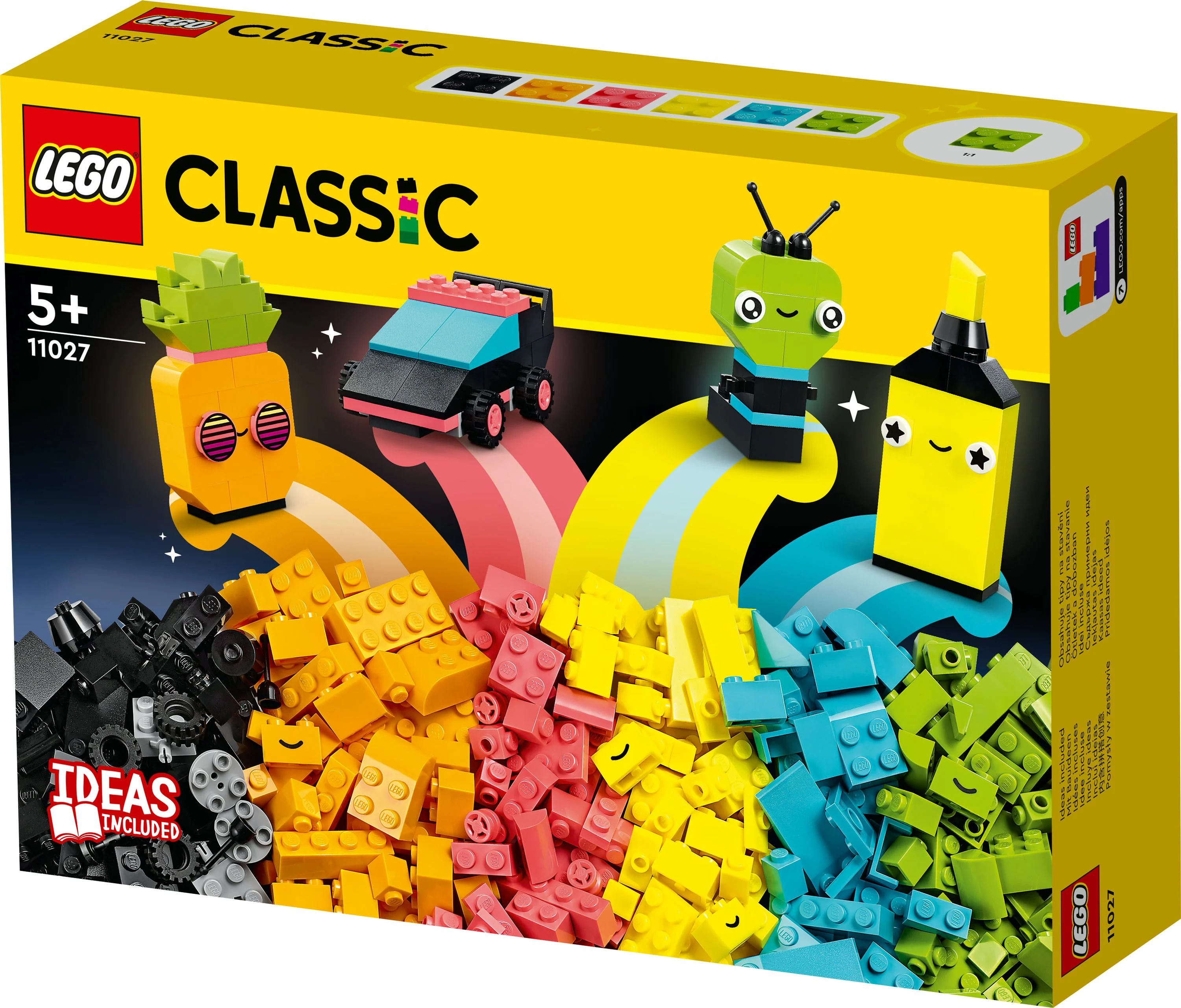 LEGO 11027 Classic Neon Kreativt Byggesæt