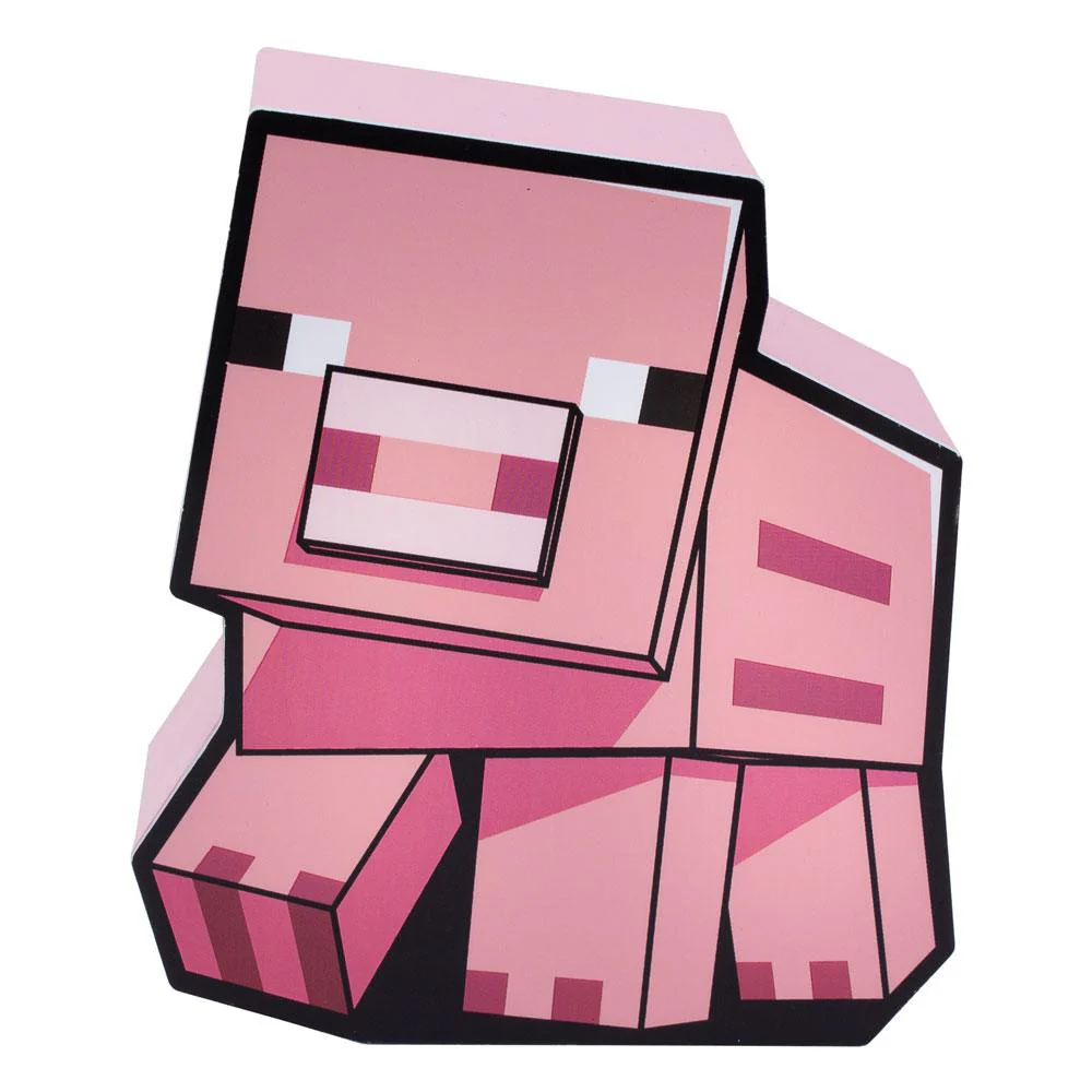 Minecraft leuchtende Schweinelampe 16 cm