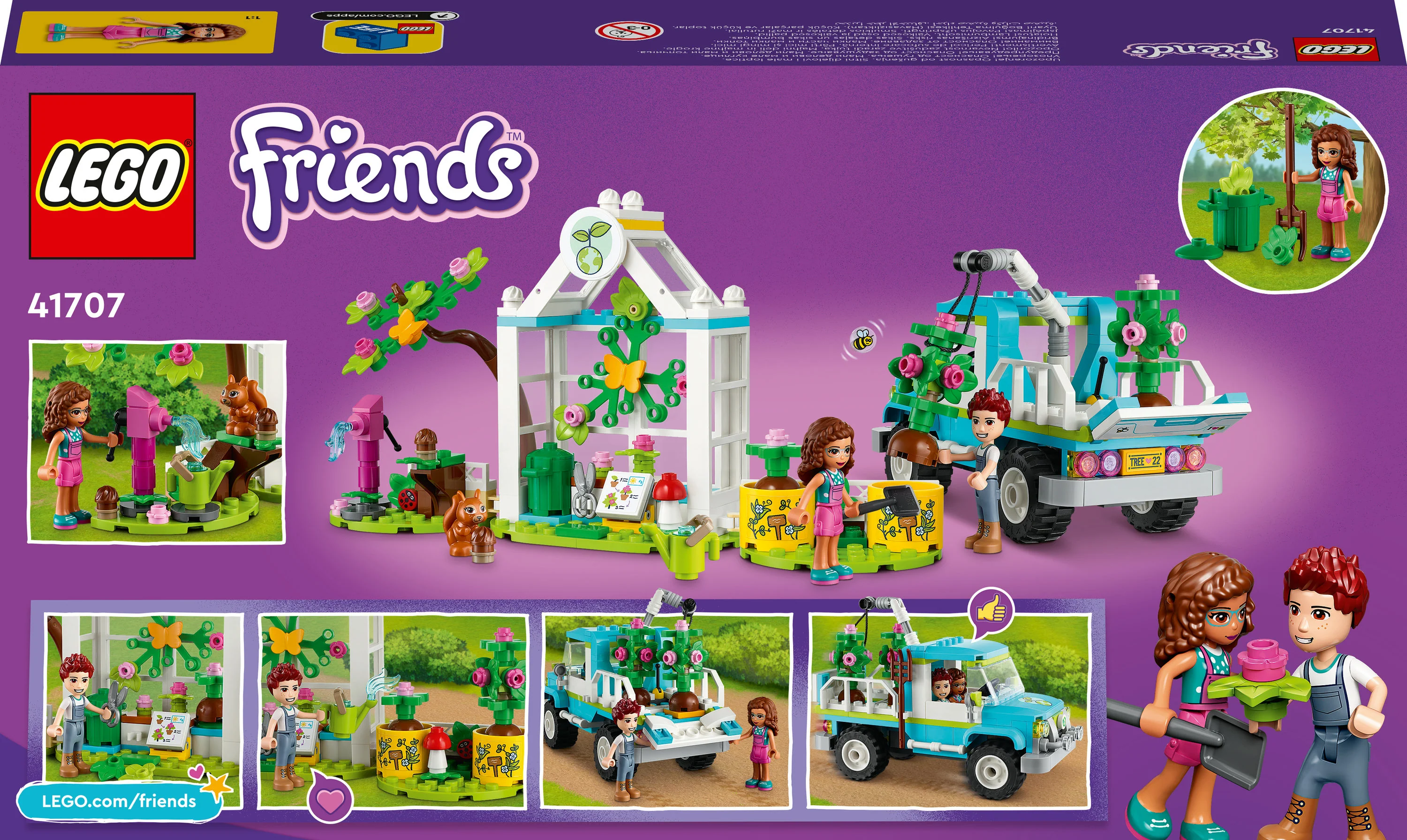 LEGO Friends træ plantnings køretøj - 41707