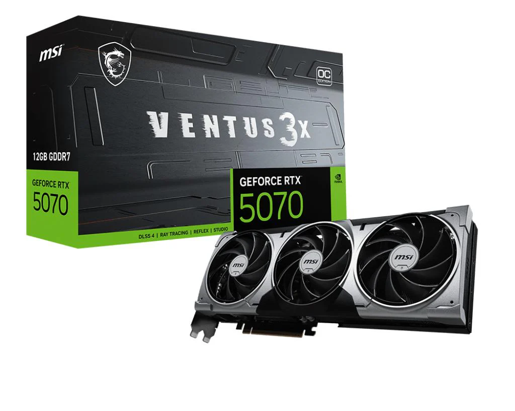 MSI GeForce RTX 5070 12G VENTUS 3X OC