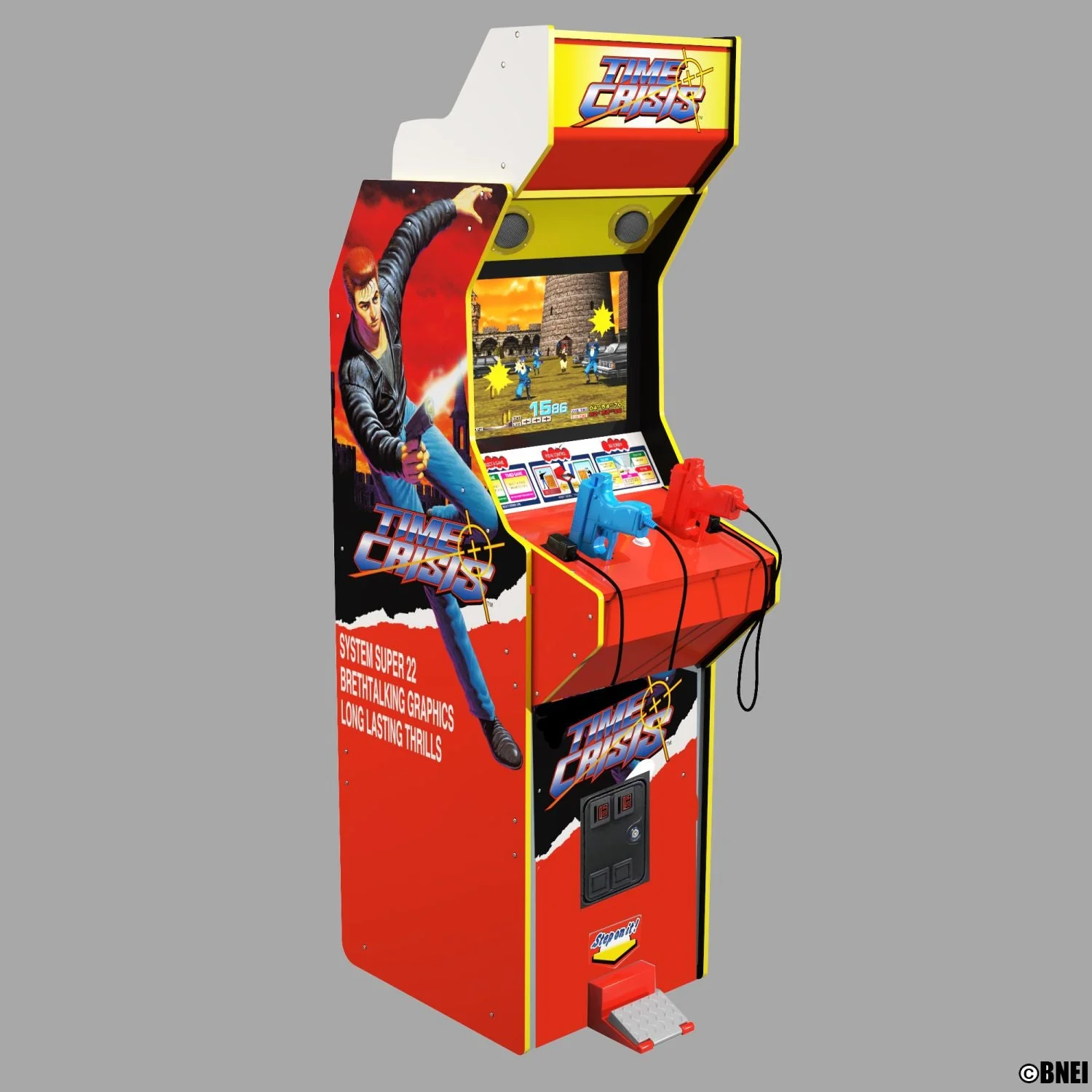 ARCADE 1 UP TIME CRISIS DELUXE ARCADE MACHINE