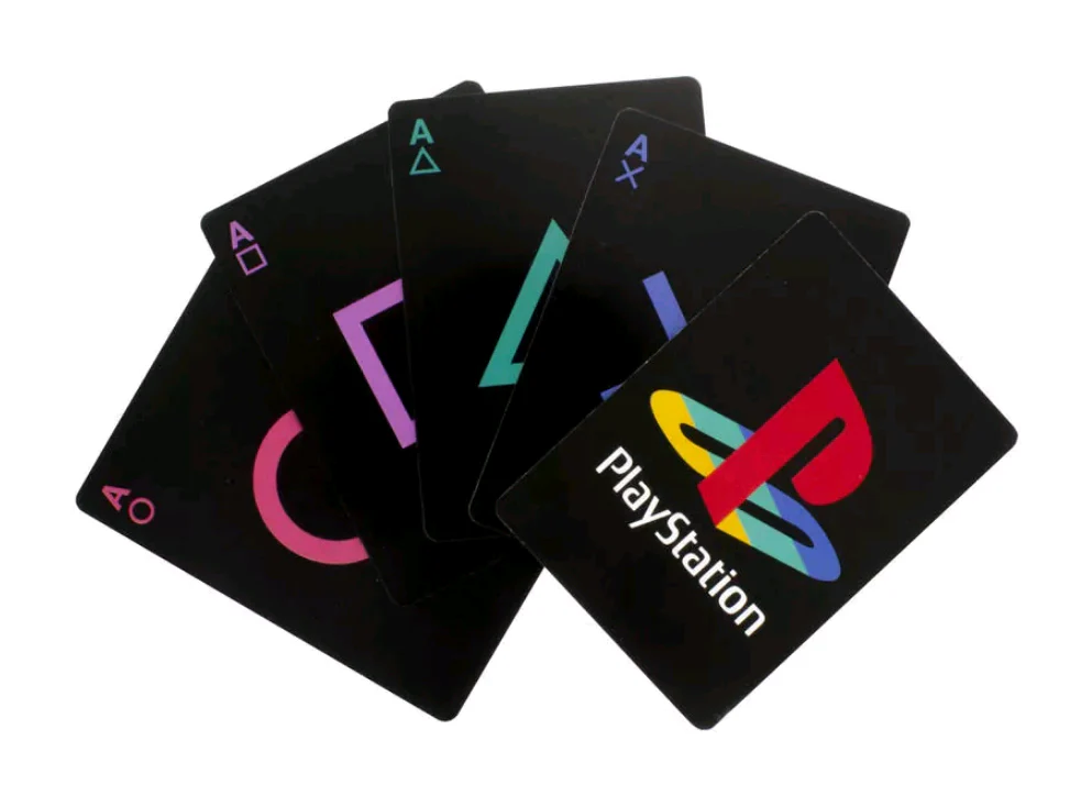 Playstation-Spielkarten