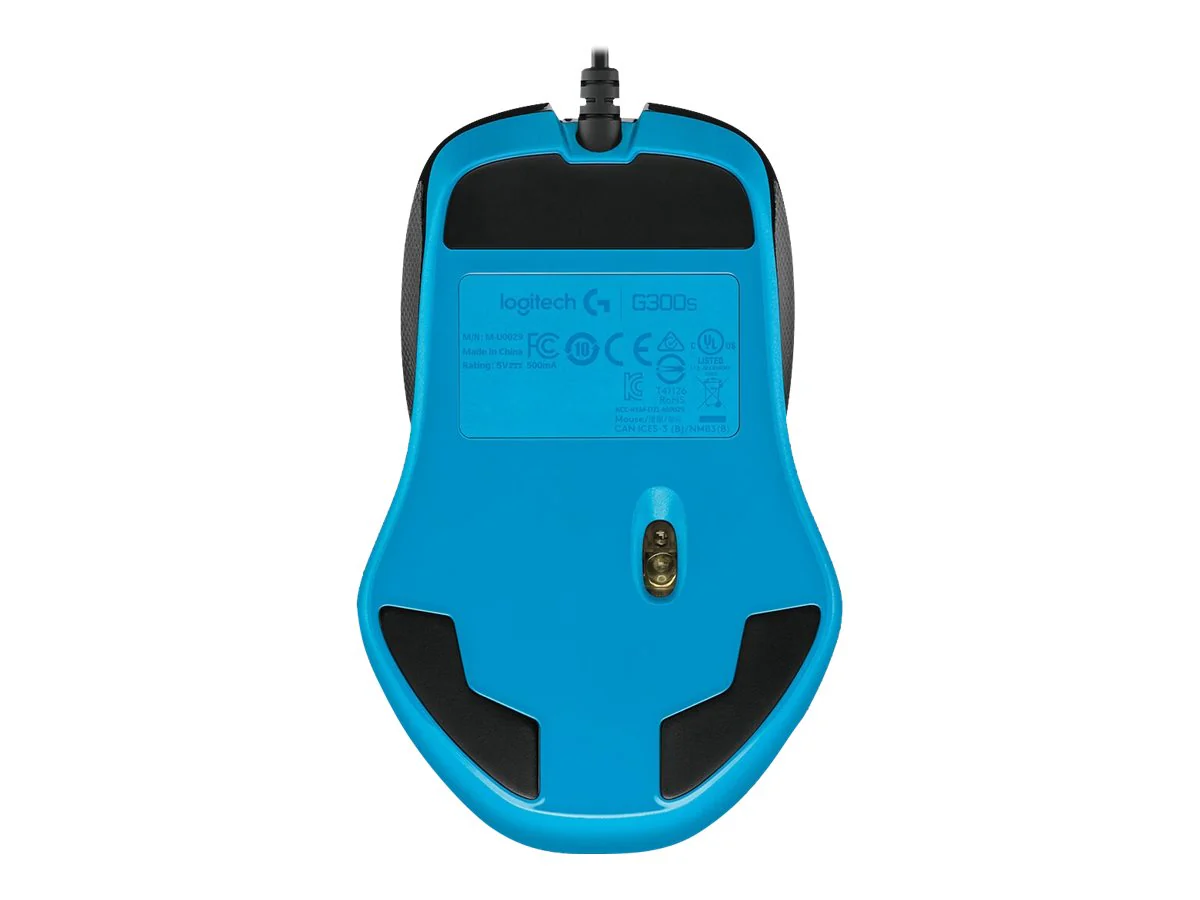 Logitech G300S Optisches Kabel Schwarz