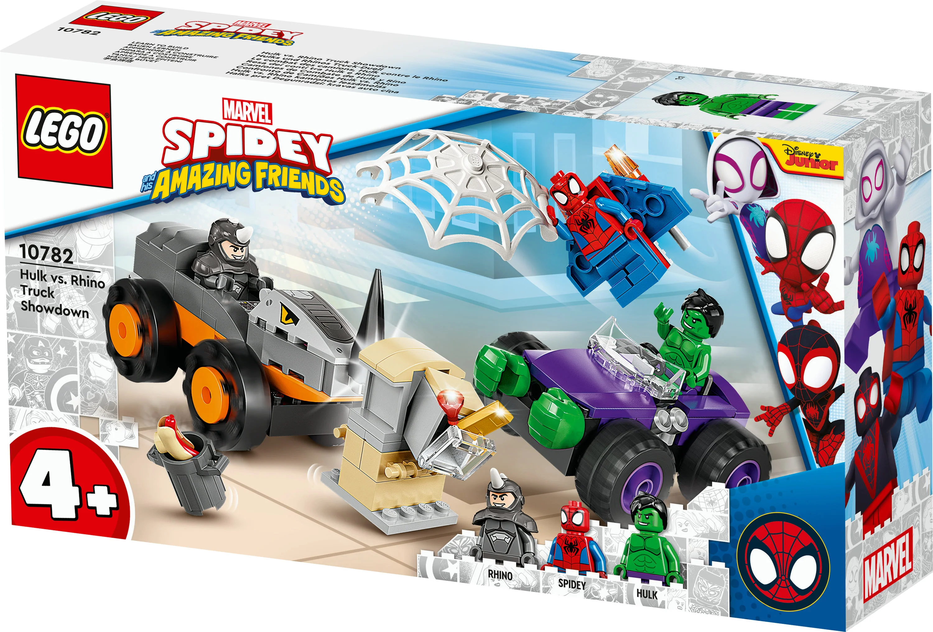 LEGO 4+ Hulks og Rhino's Truck Duel - 10782