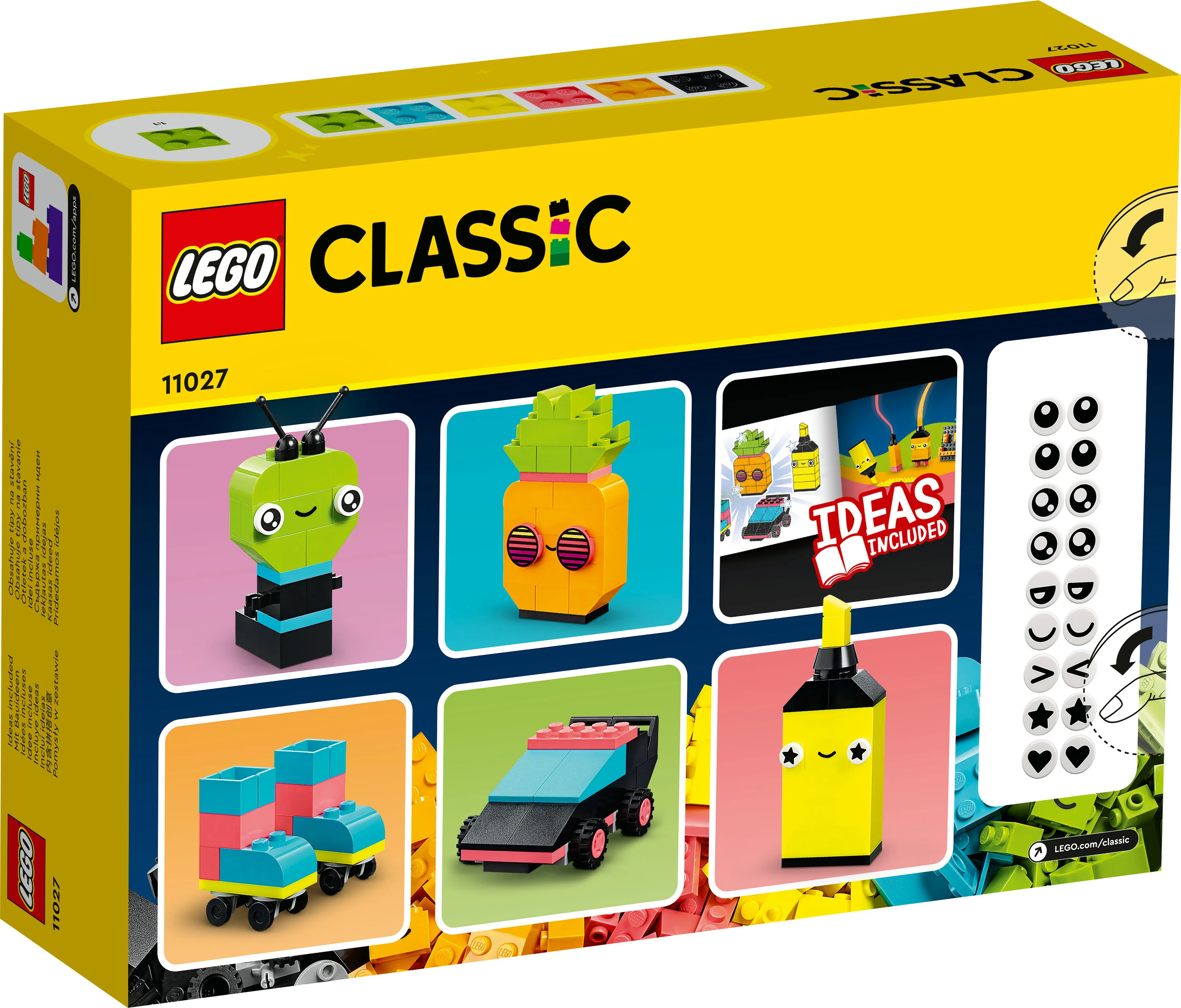 LEGO 11027 Classic Neon Kreativt Byggesæt