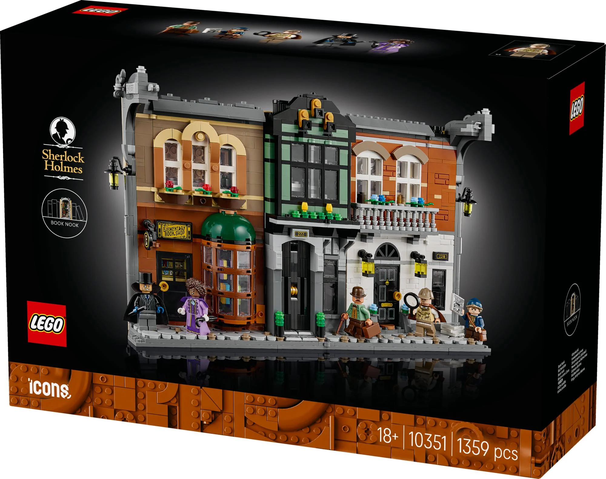 LEGO Icons – Sherlock Holmes: Book Nook