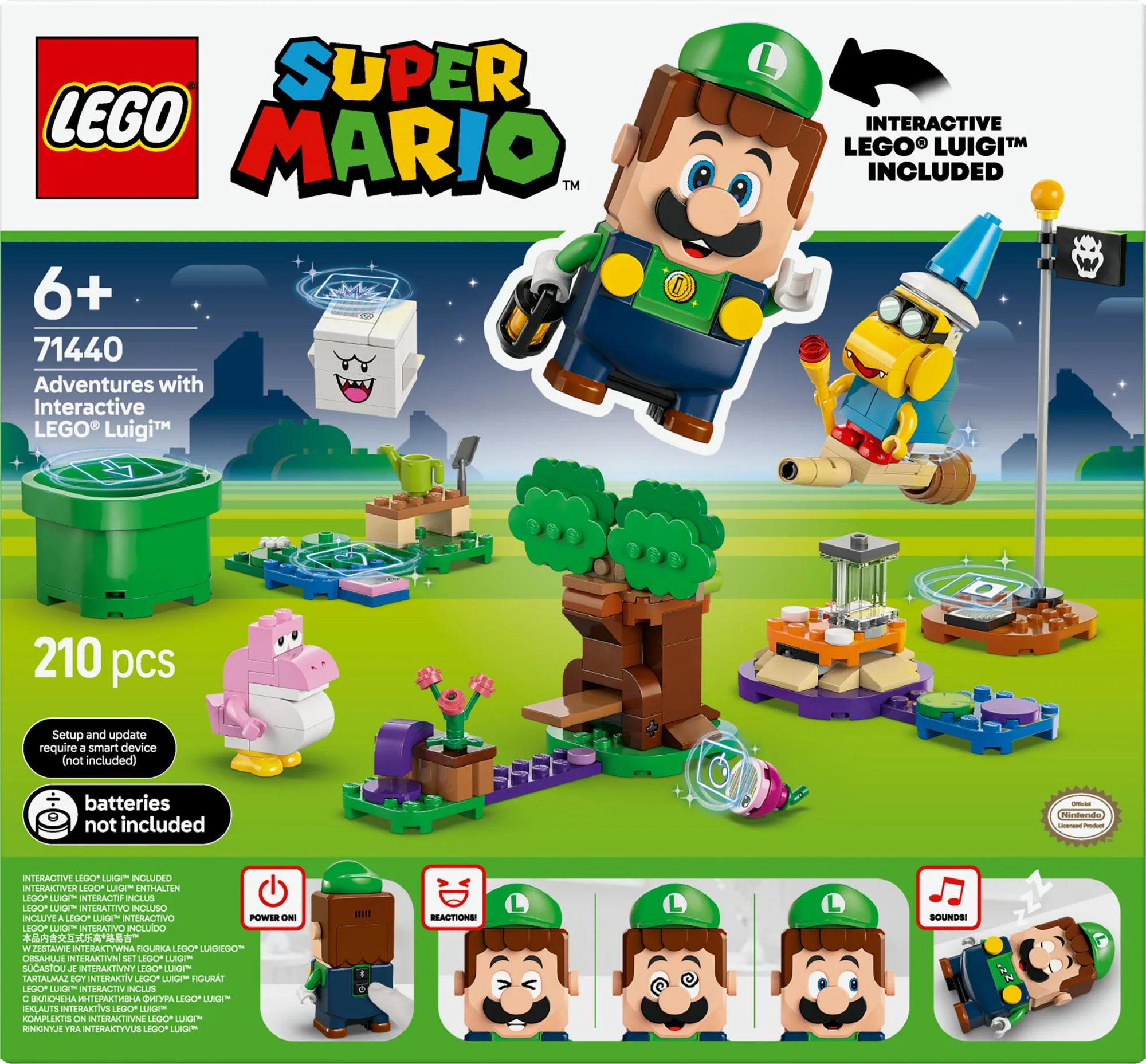 LEGO 71440 Super Mario Adventures with Interactive LEGO Luigi