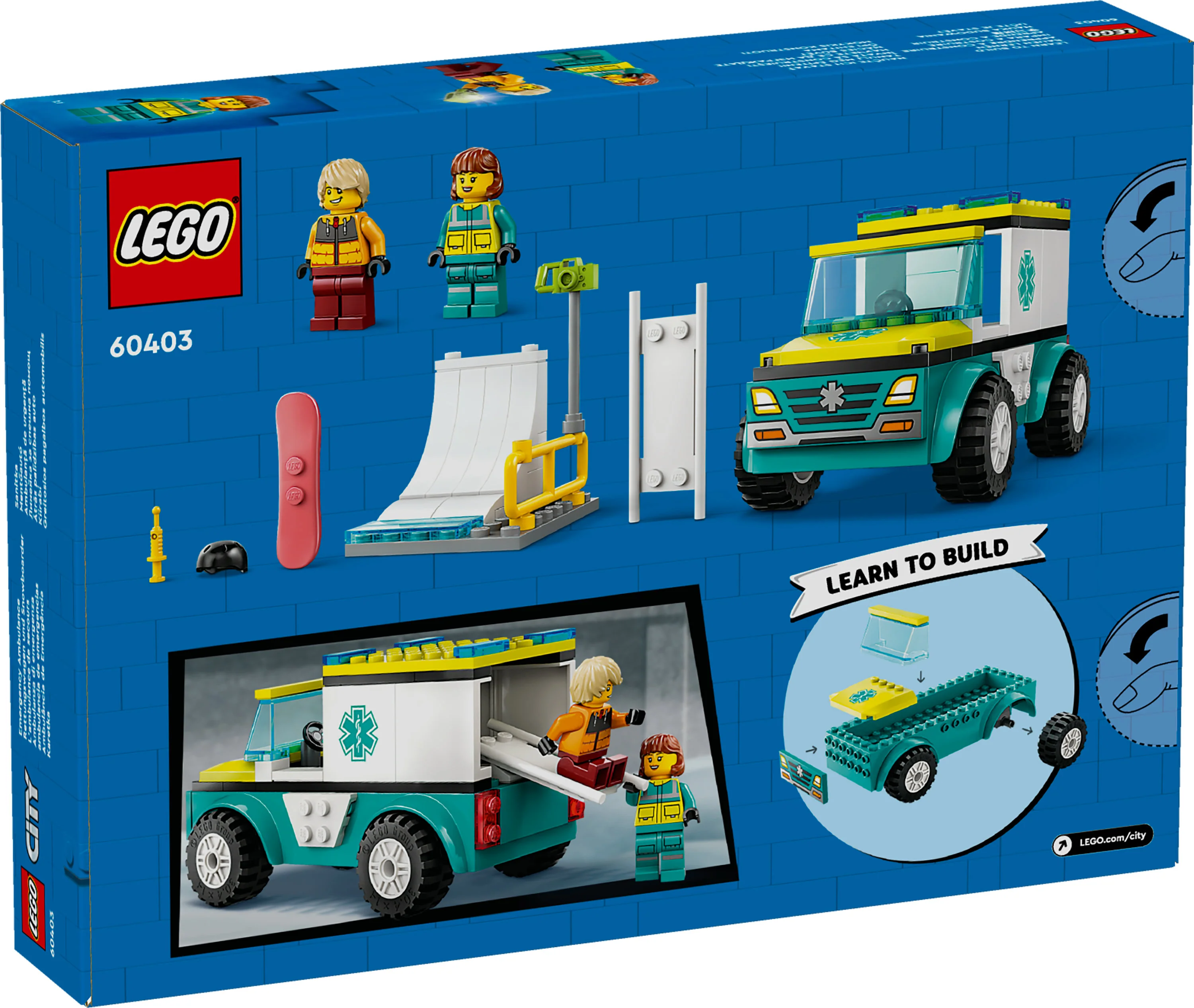 LEGO City - Ambulance og Snowboarder (60403)