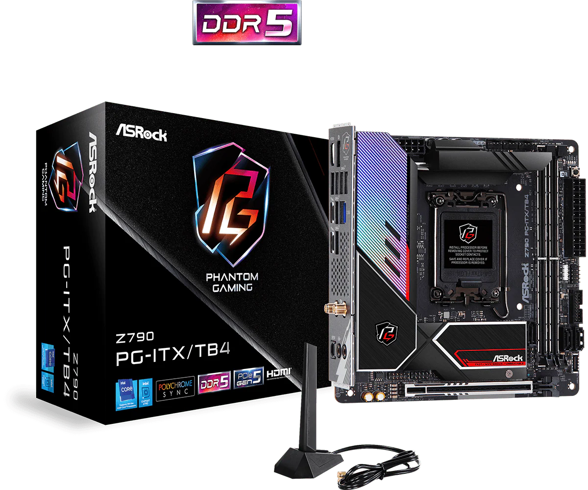 ASRock Z790 PG-ITX/TB4 - Bundkort