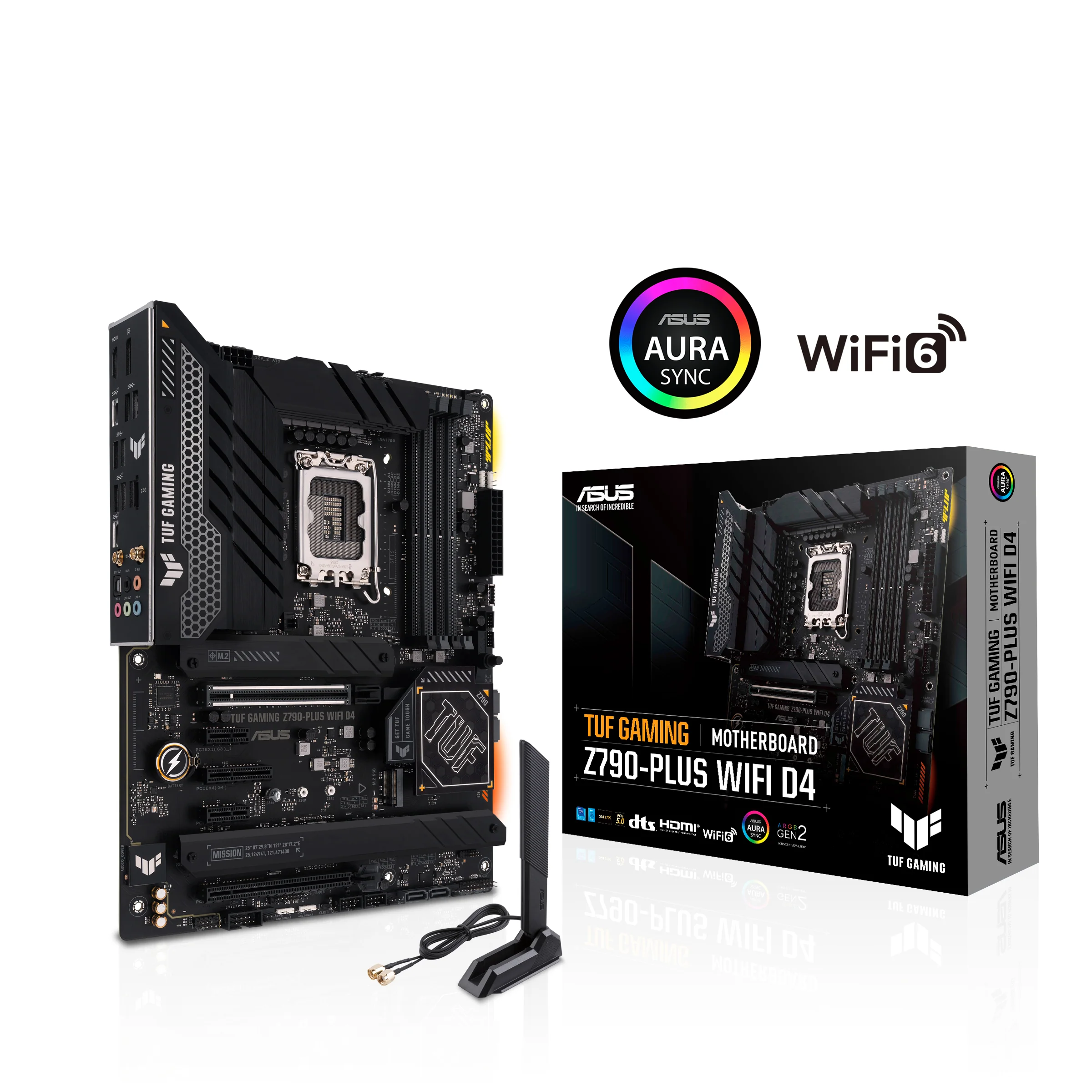 ASUS TUF GAMING Z790-PLUS WIFI D4 (ATX. Z790. LGA 1700. DDR4)