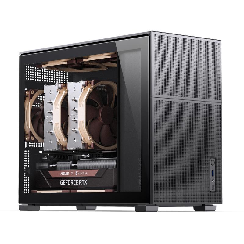 Jonsbo D31 MESH mATX Case. Tempered Glass - Sort