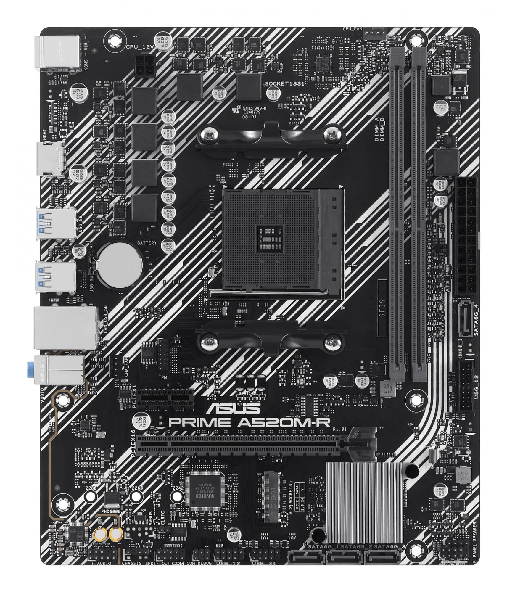 ASUS PRIME A520M-R Micro-ATX Socket AM4 AMD A520
