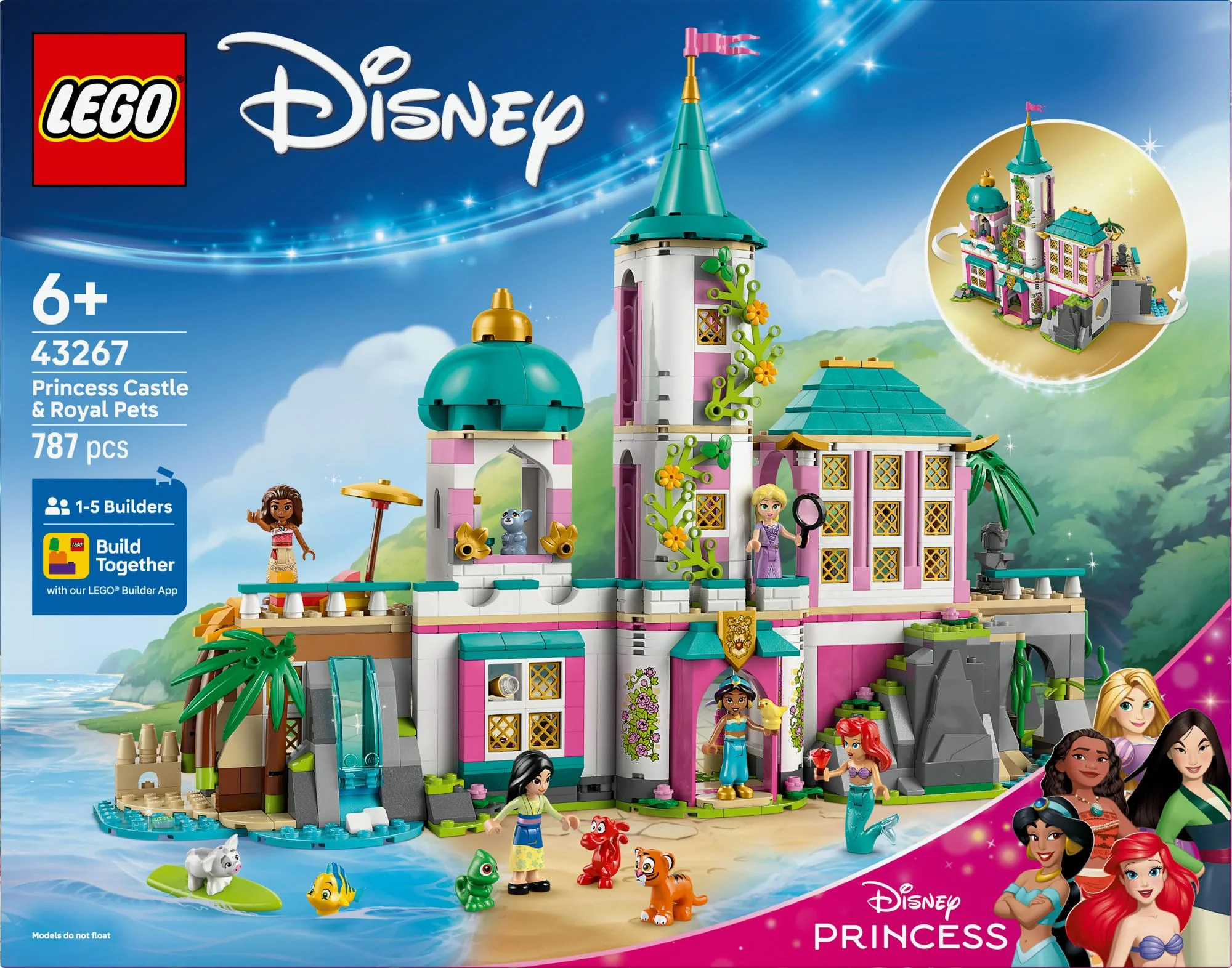 LEGO 43267 Disney Princess Castle with Pets