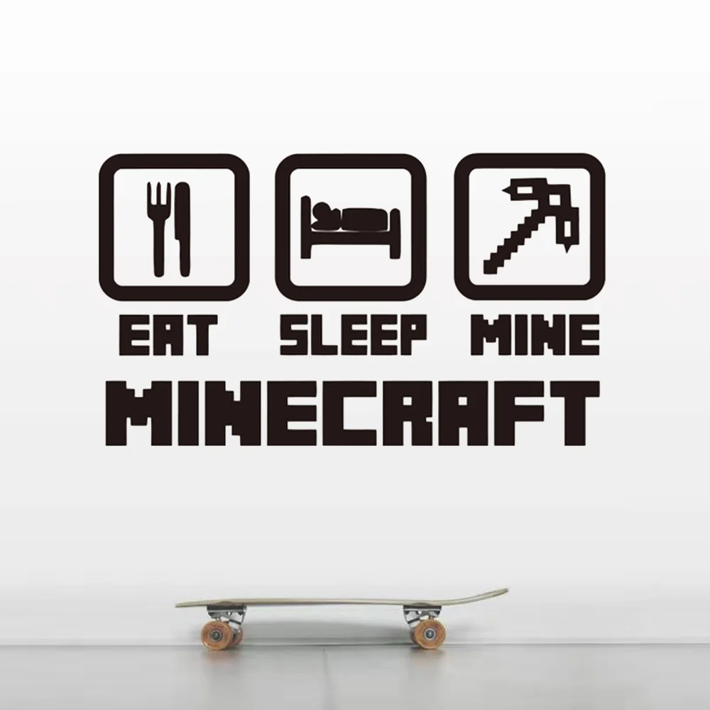Minecraft Kæmpe wall sticker