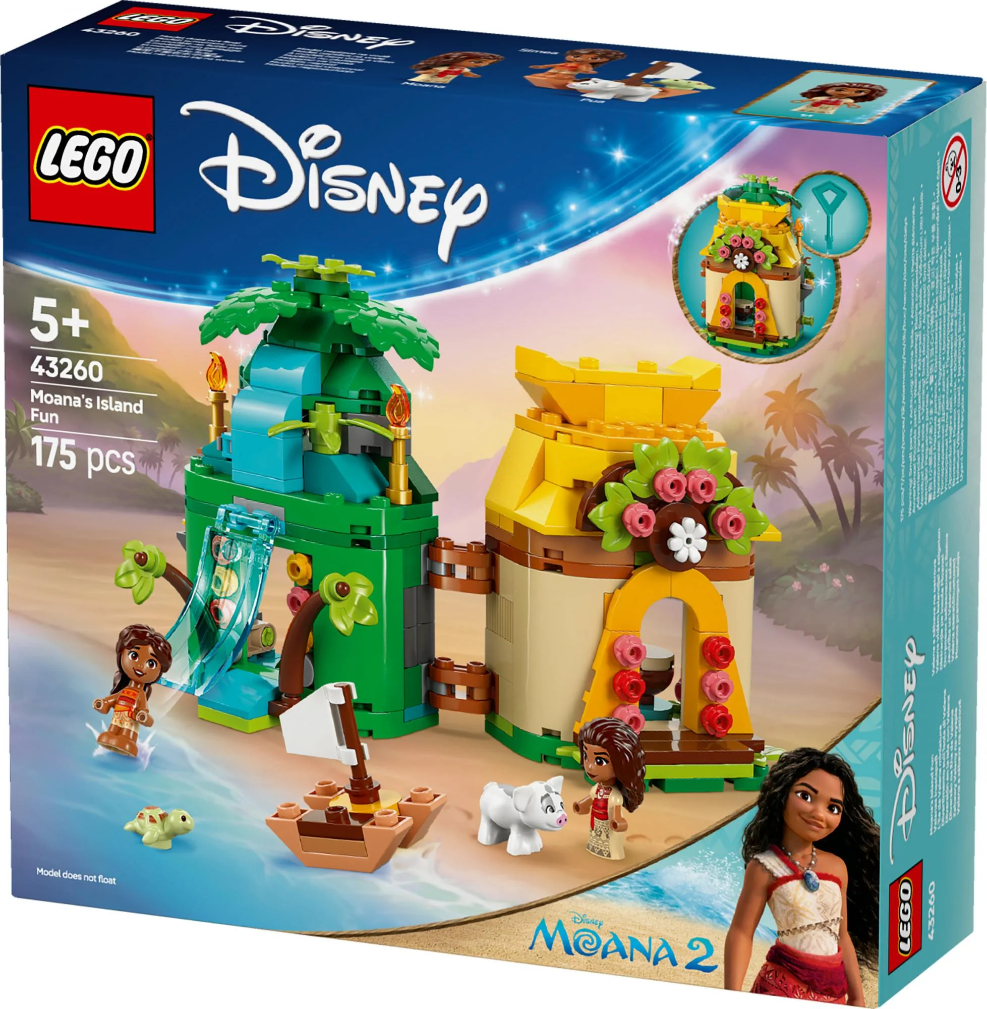 LEGO 43260 Disney Princess Vaiana's Island Fun