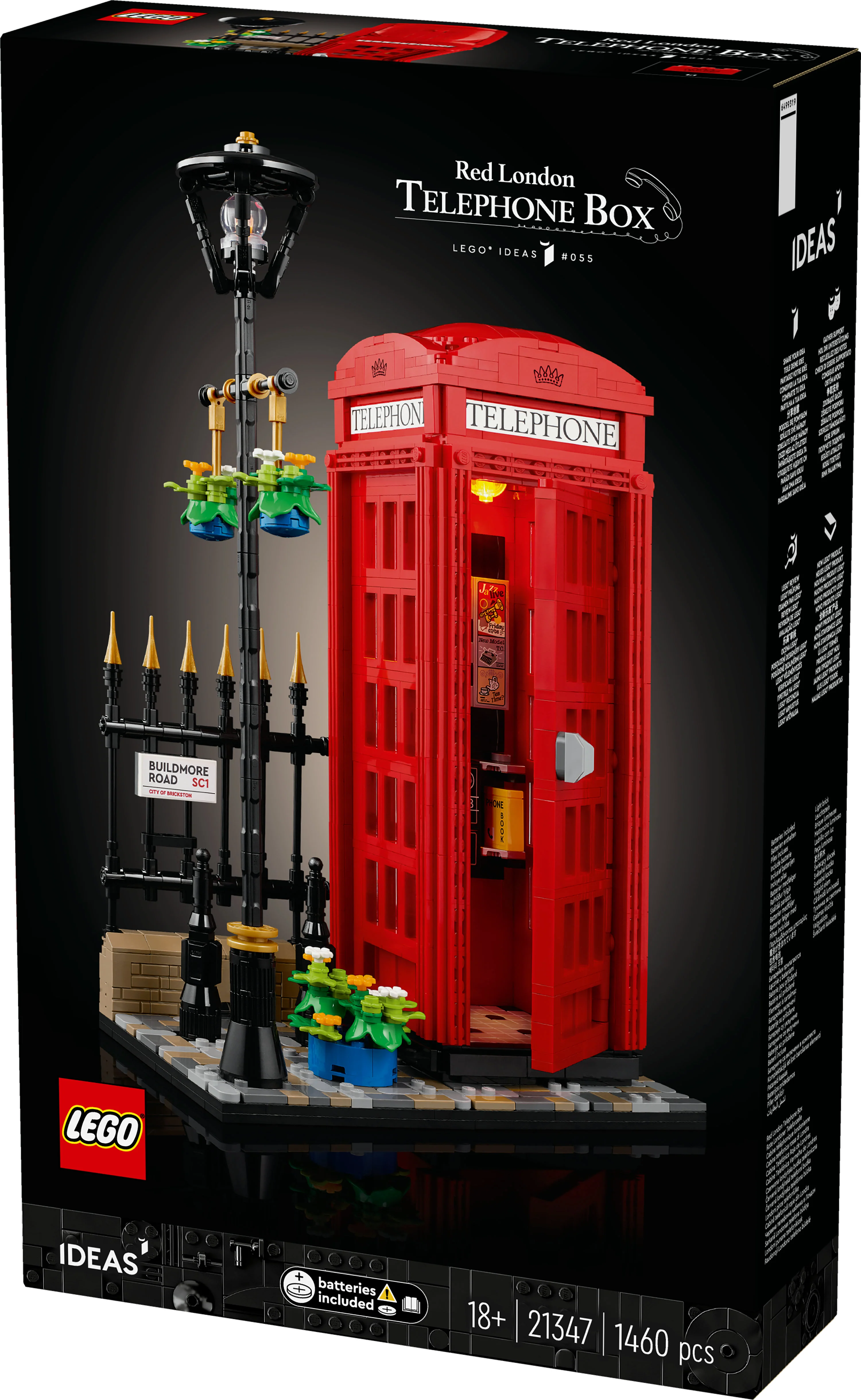 LEGO 21347 Ideas Rød London Telefonboks