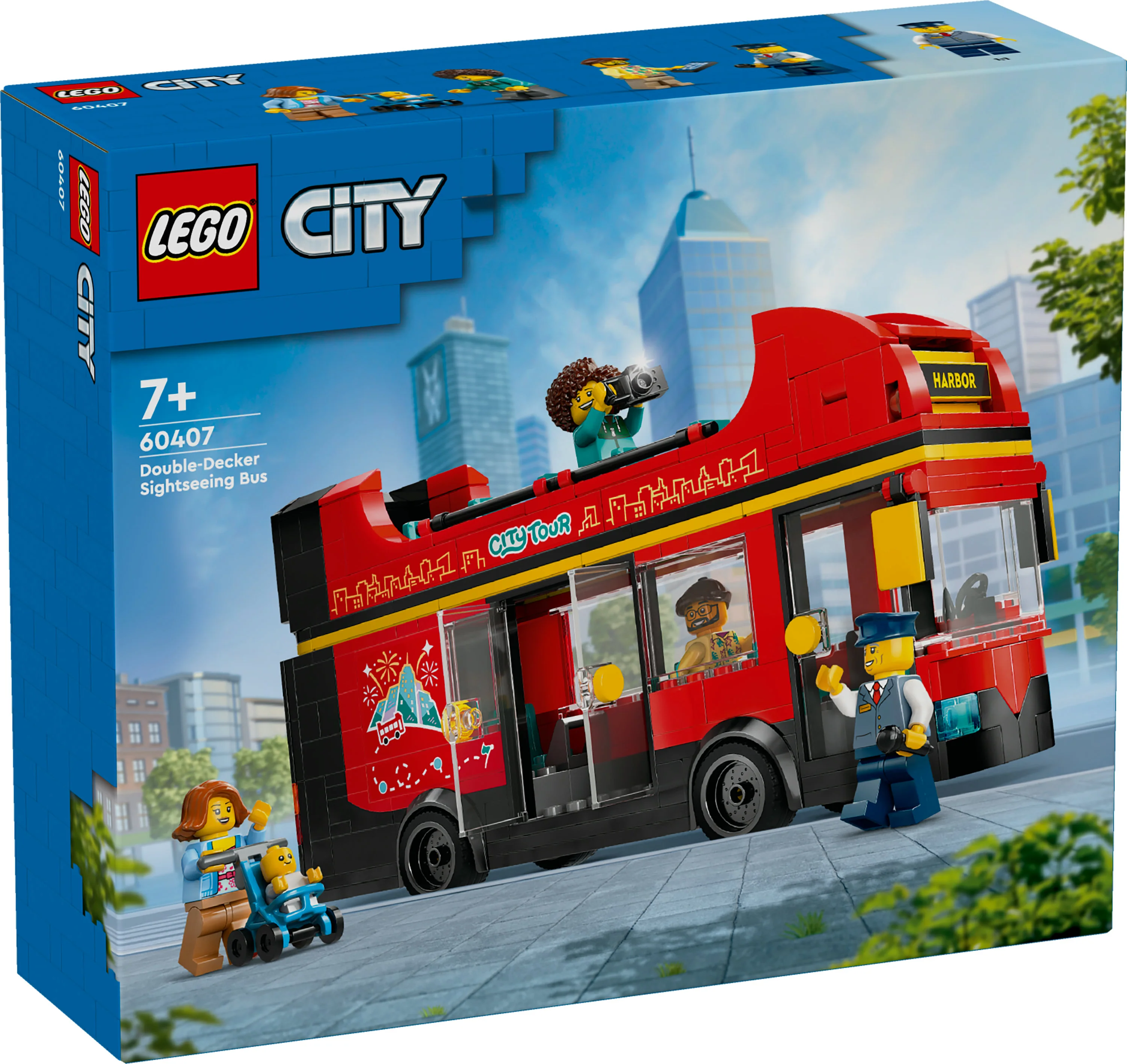 LEGO City - Red Dobbeltdækker Sightseeing Bus (60407)