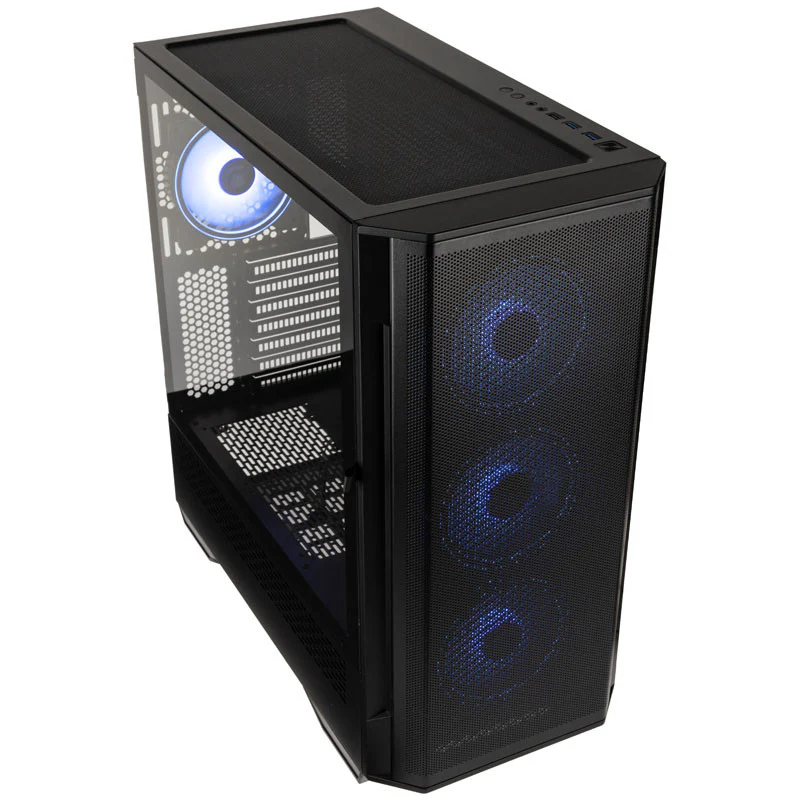 Kolink Observatory Y Mesh ARGB Midi-Tower Gaming-Gehäuse– schwarzes Fenster