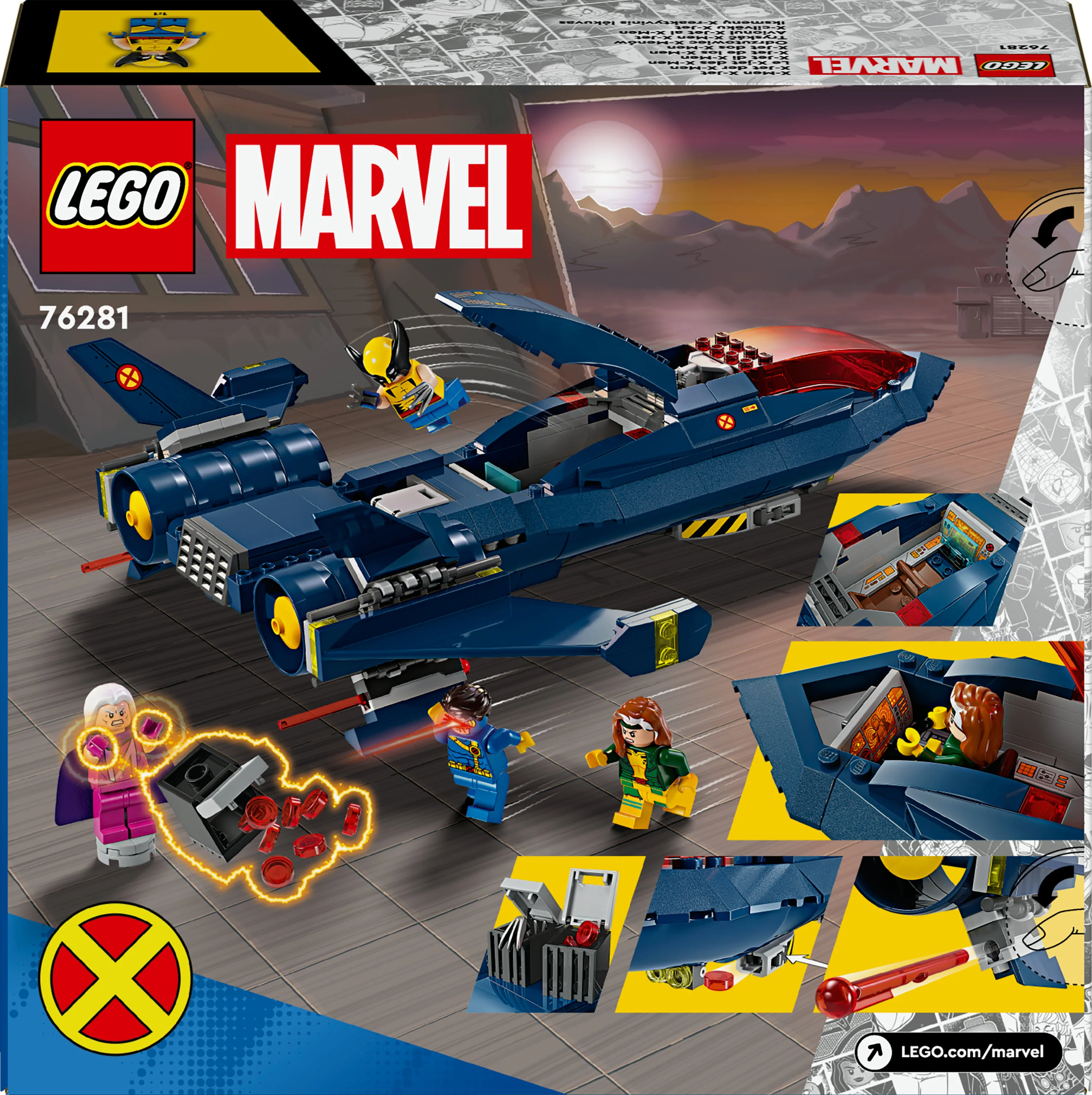 LEGO 76281 Marvel Super Heroes X-Men's X-Jet