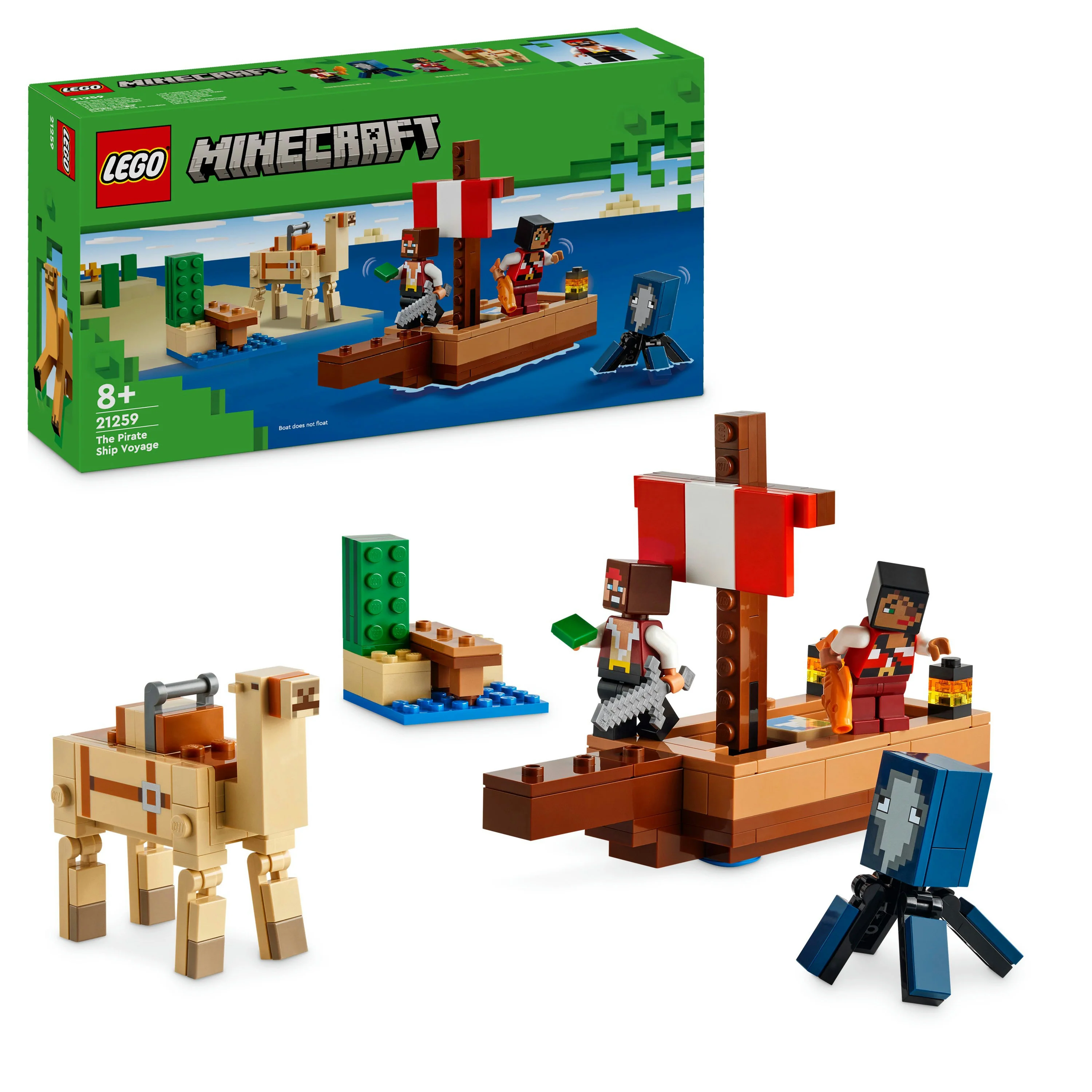 LEGO Minecraft - Piratskibets Rejse (21259)