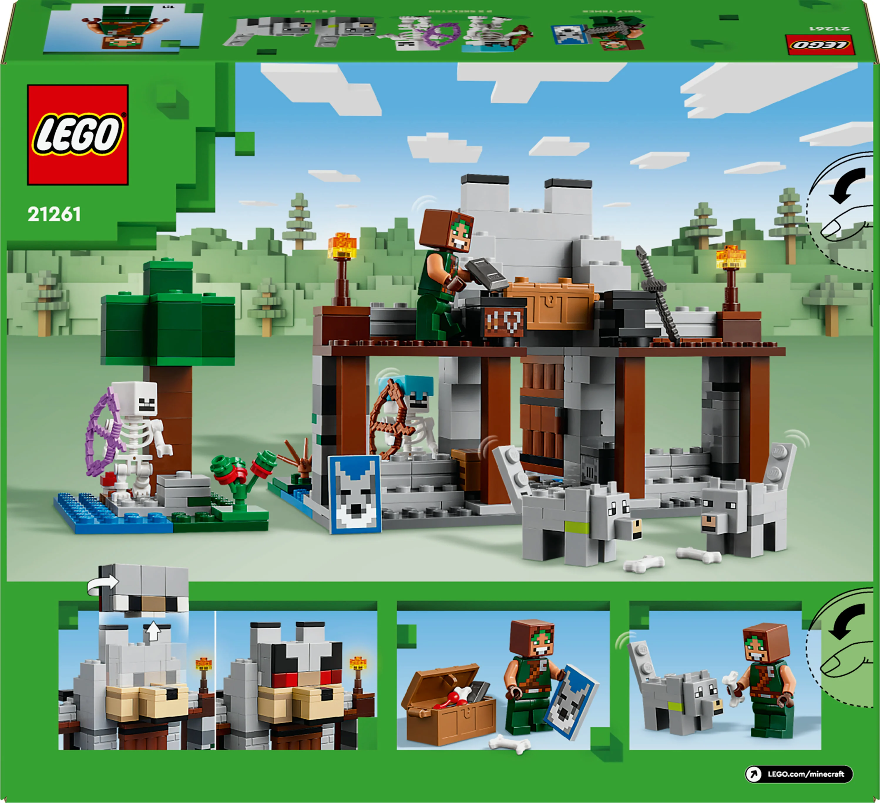 LEGO Minecraft - The Wolf Stronghold (21261)