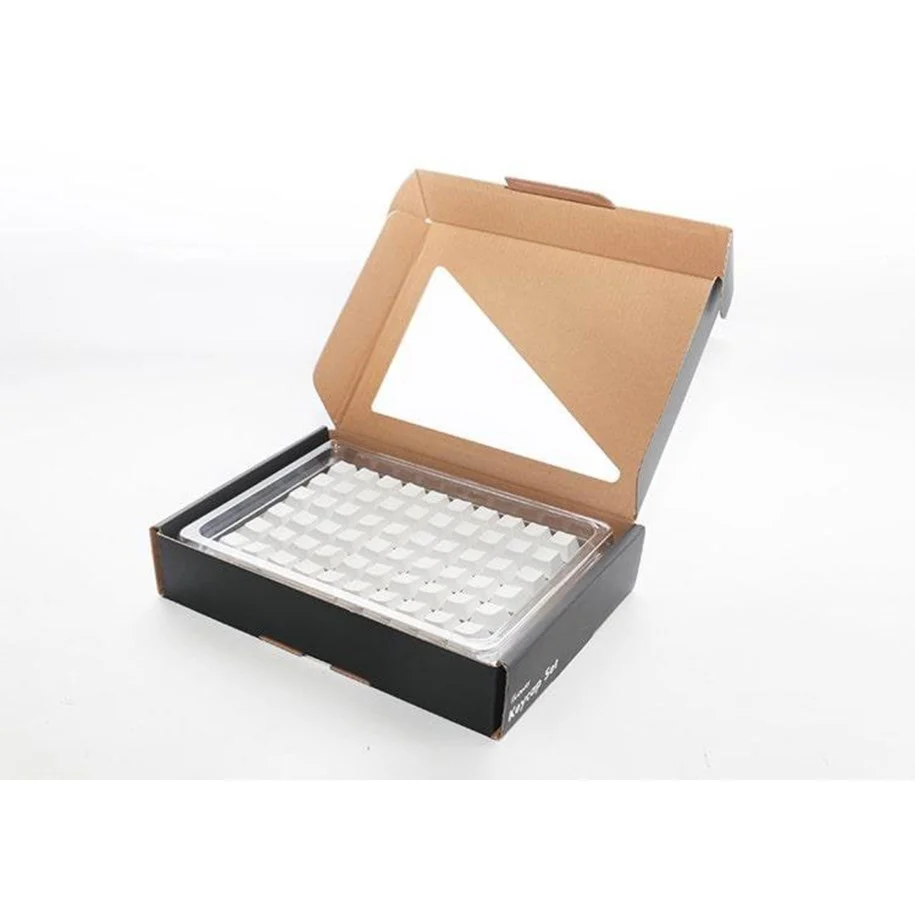 Ducky Blank - 132 Keycap Set - Cherry Profile - PBT - White