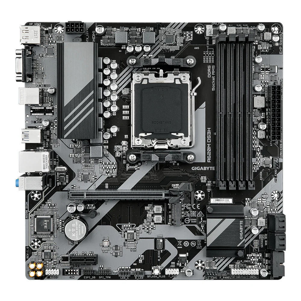 GIGABYTE A620M DS3H - Socket AM5 - motherboard