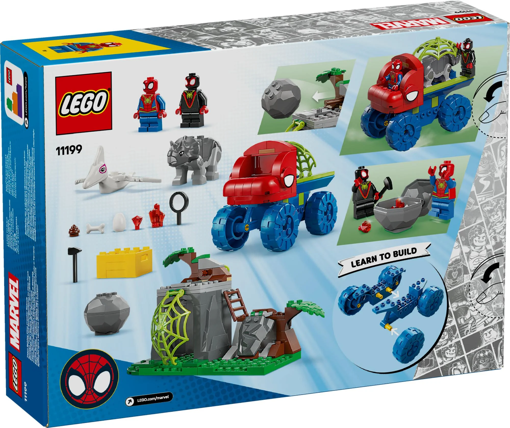LEGO 11199 Marvel Spidey and his Super Friends Spidey's team on a rescue mission in the dino truck