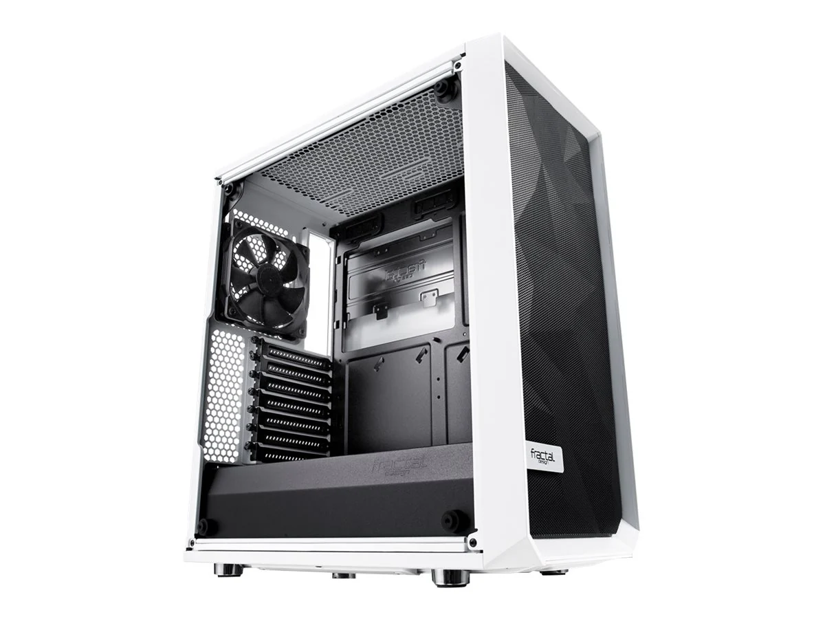 Fractal Design Meshify C Weiß – TG Tower ATX Weiß