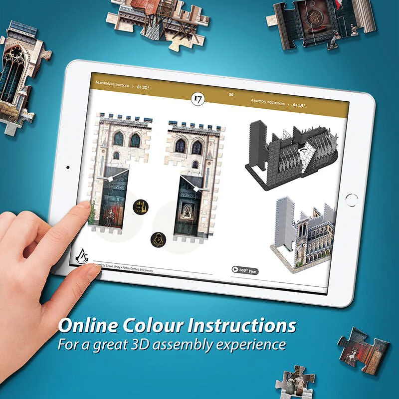 Assassin's Creed - Notre Dame 3D - Puslespil