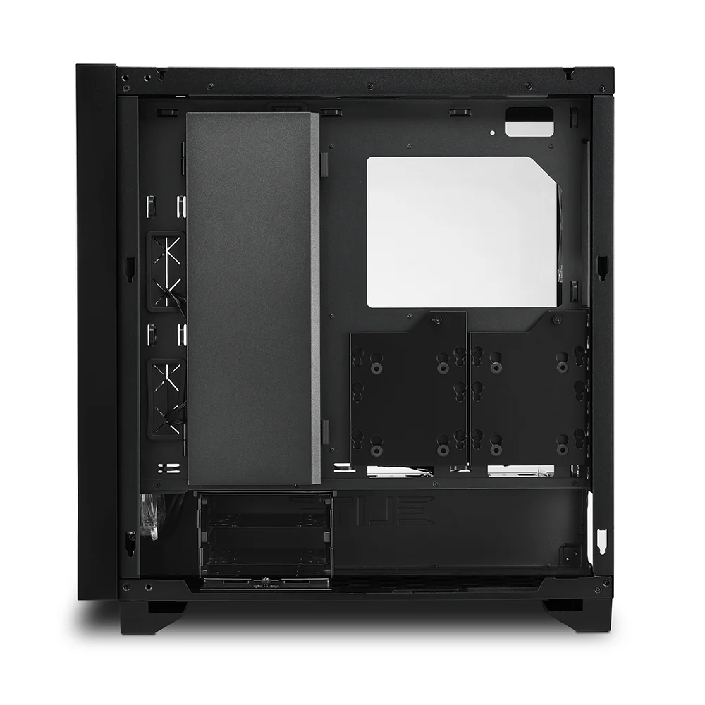 Sharkoon ELITE SHARK CA300T. big tower case (black. 2x tempered glass)