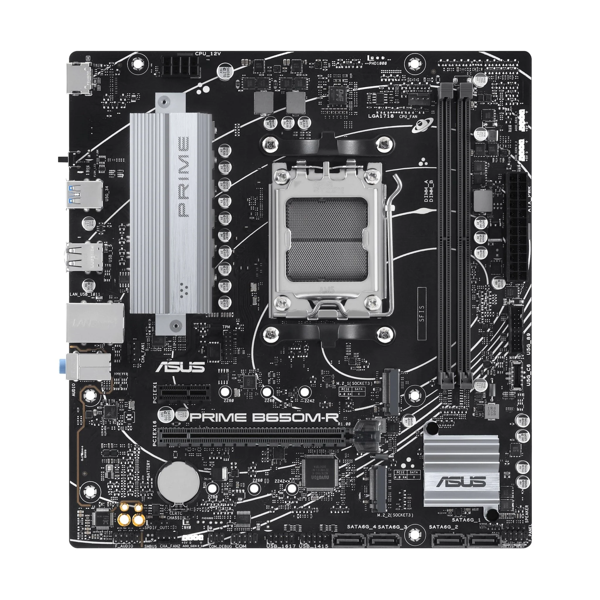 ASUS PRIME B650M-R - Socket AM5 -  - Bundkort