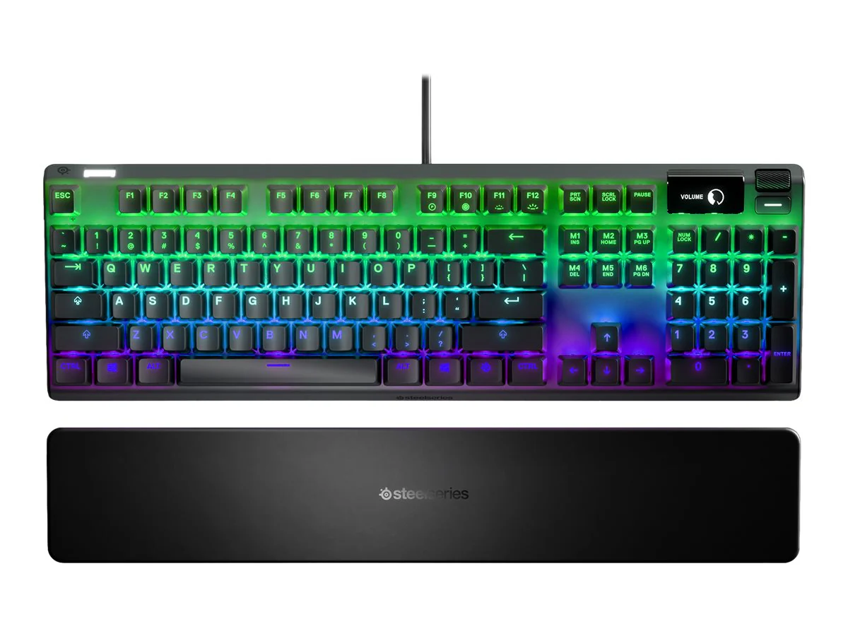SteelSeries Apex Pro Tastatur. mechanisches RGB-Kabel