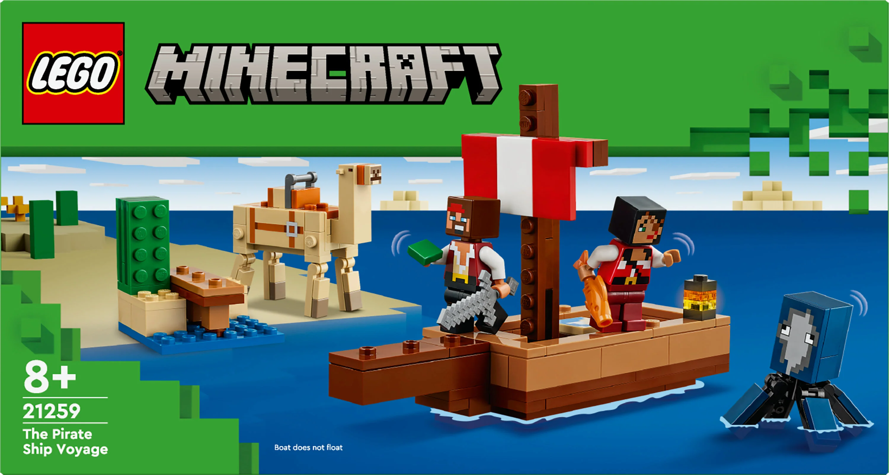 LEGO Minecraft - Piratskibets Rejse (21259)