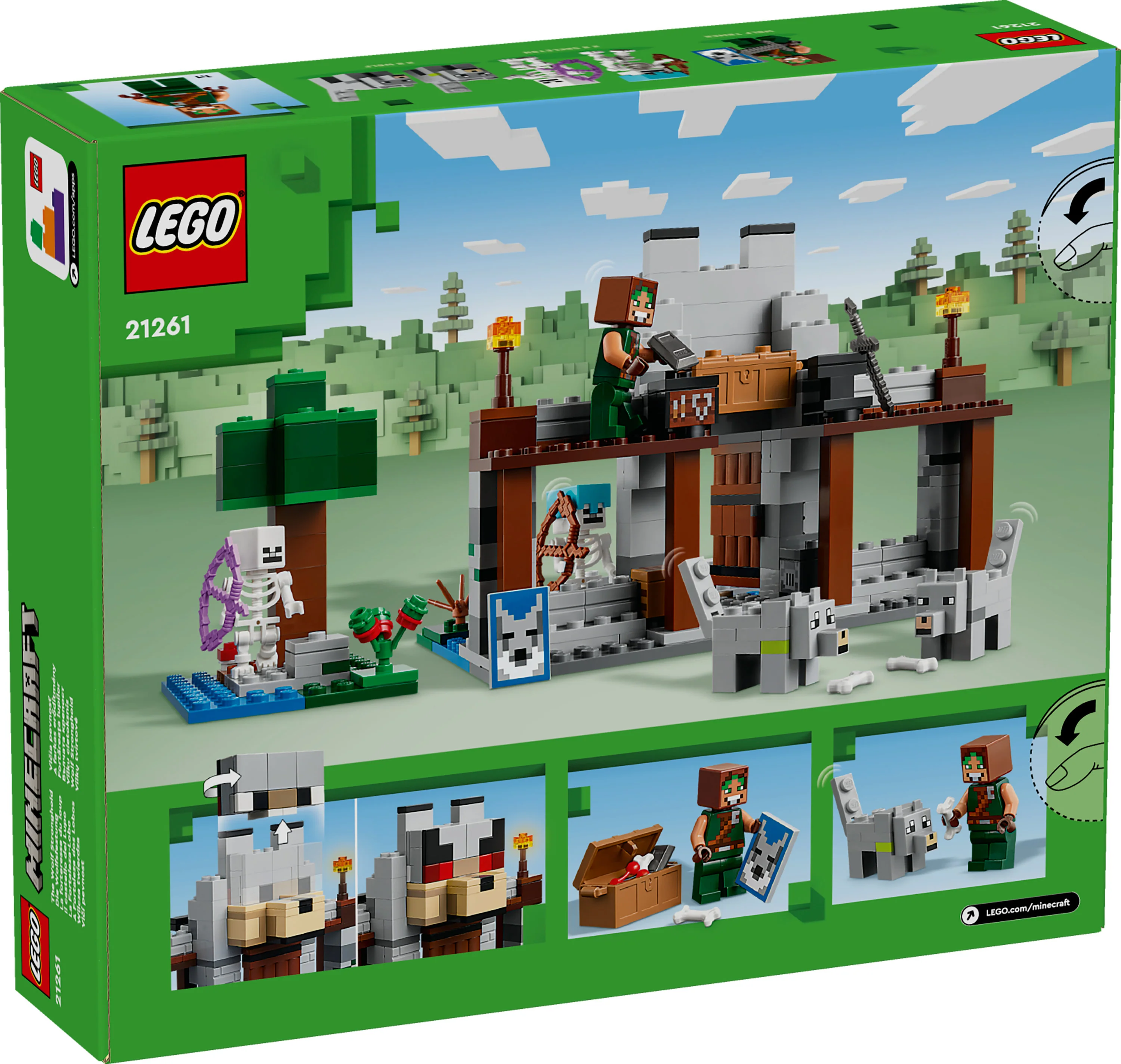 LEGO Minecraft - The Wolf Stronghold (21261)