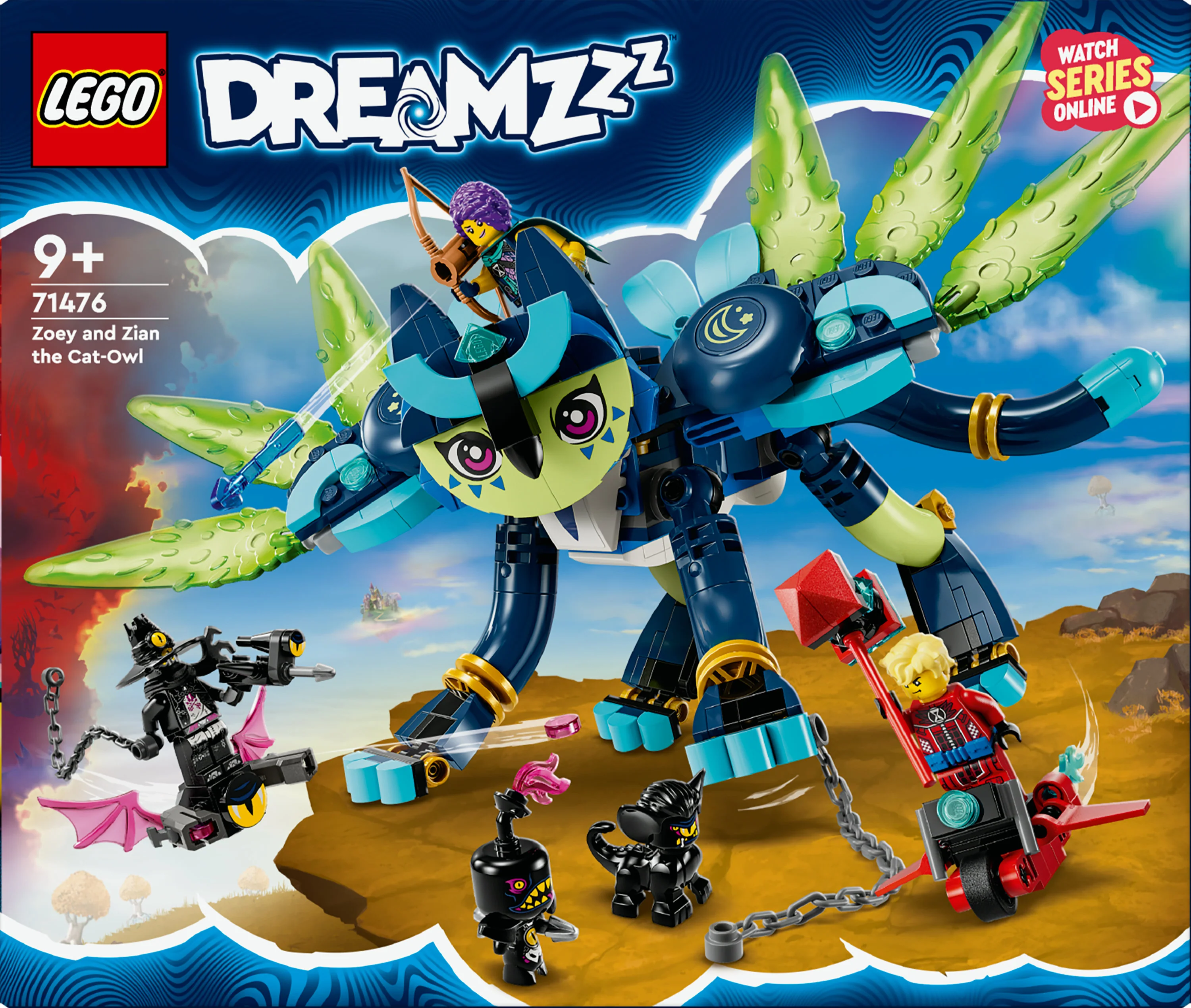 LEGO 71476 DREAMZzz Zoey and Zian kat uglen