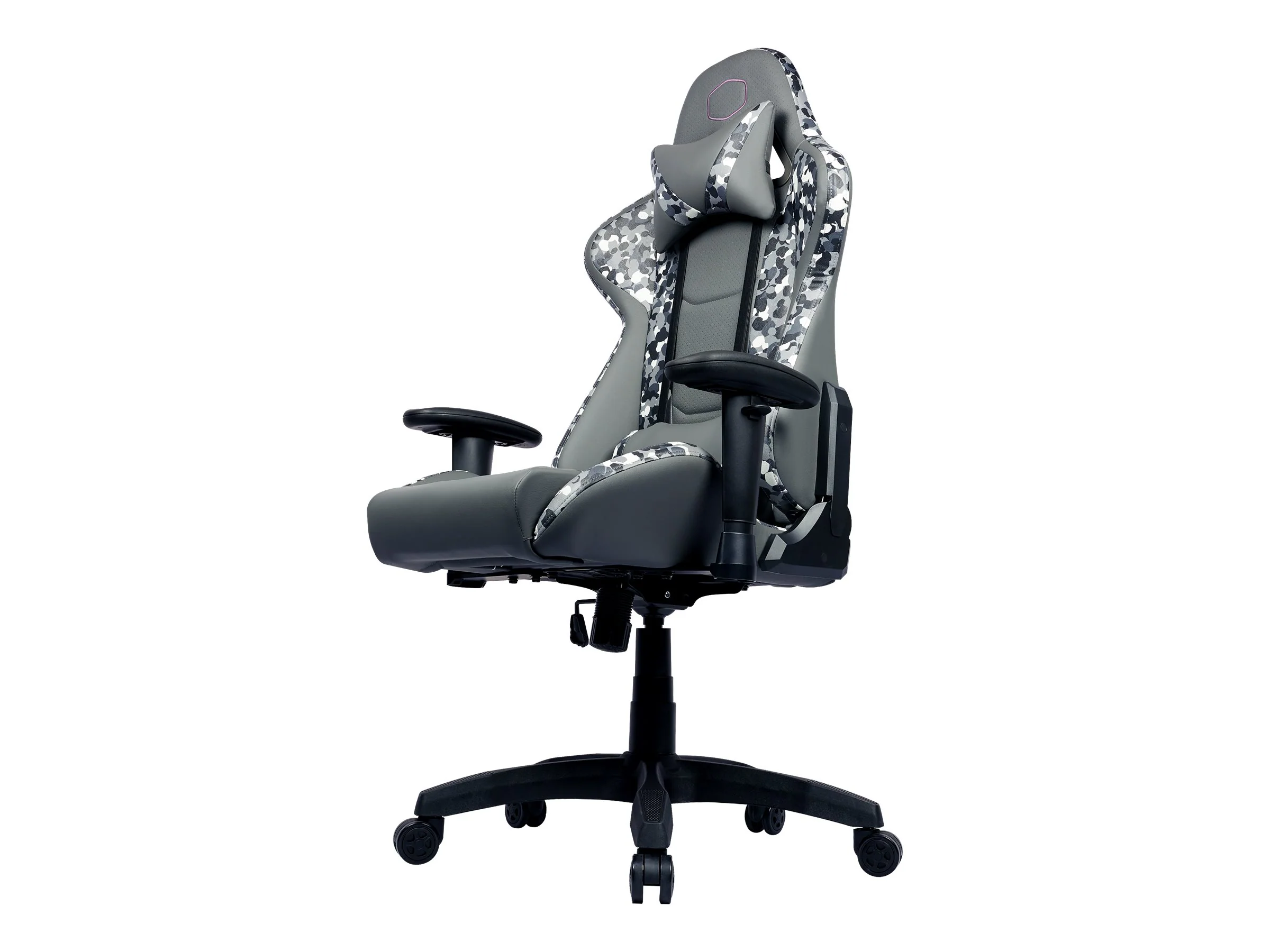 Cooler Master Calibre R1S Dark Knight CAMO Gamer Stuhl Schwarz Grau Weiß