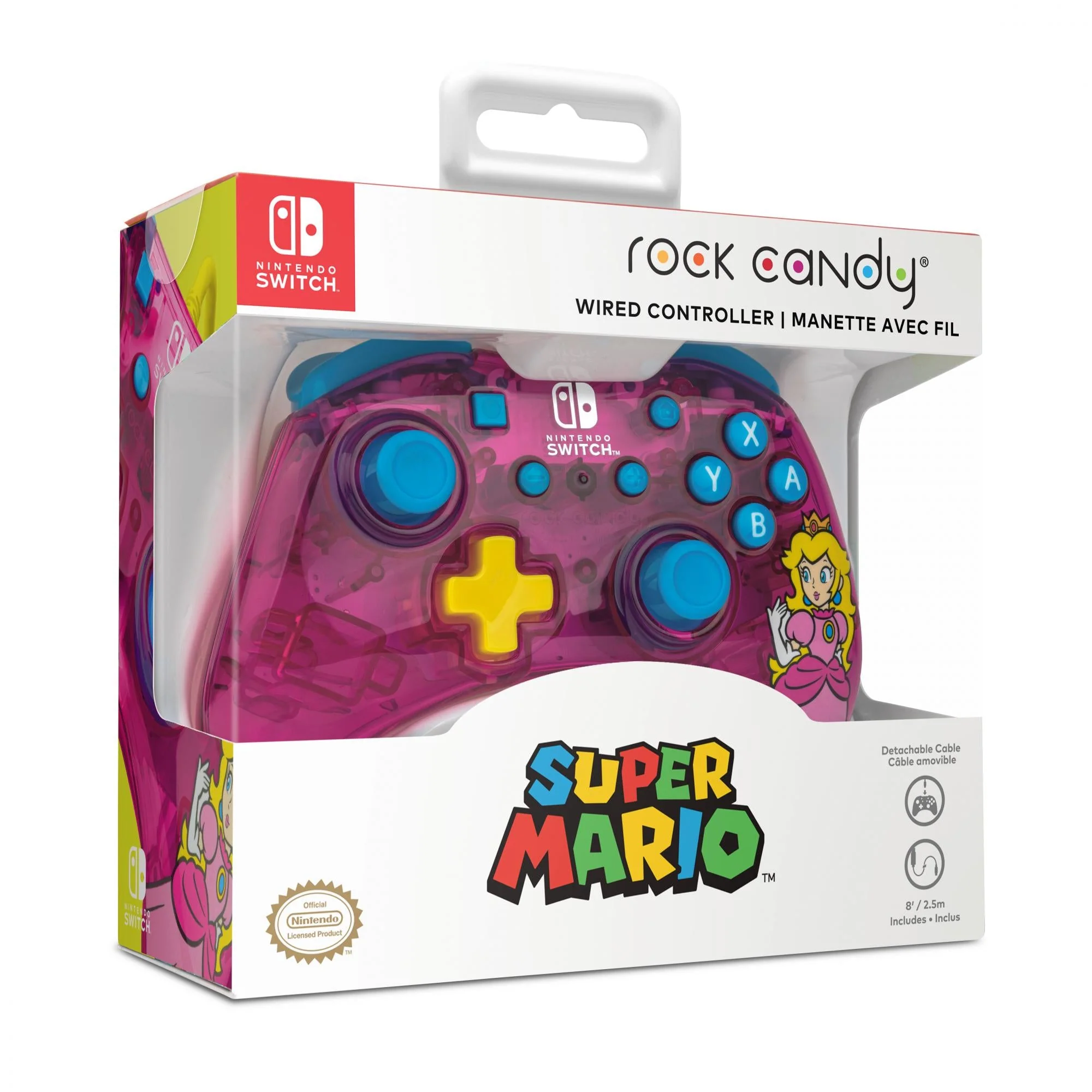 Rock Candy Kablet Controller - Peach