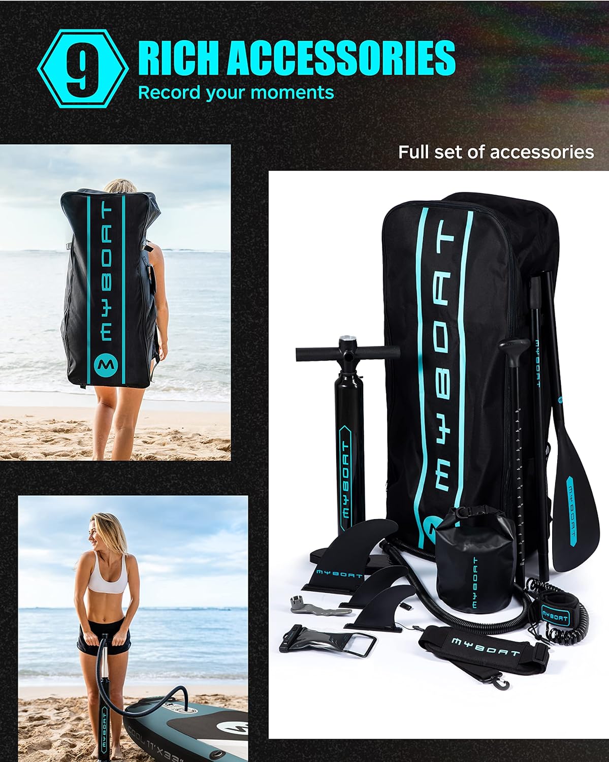 11'6脳34脳6 Extra Wide Inflatable Paddle Board